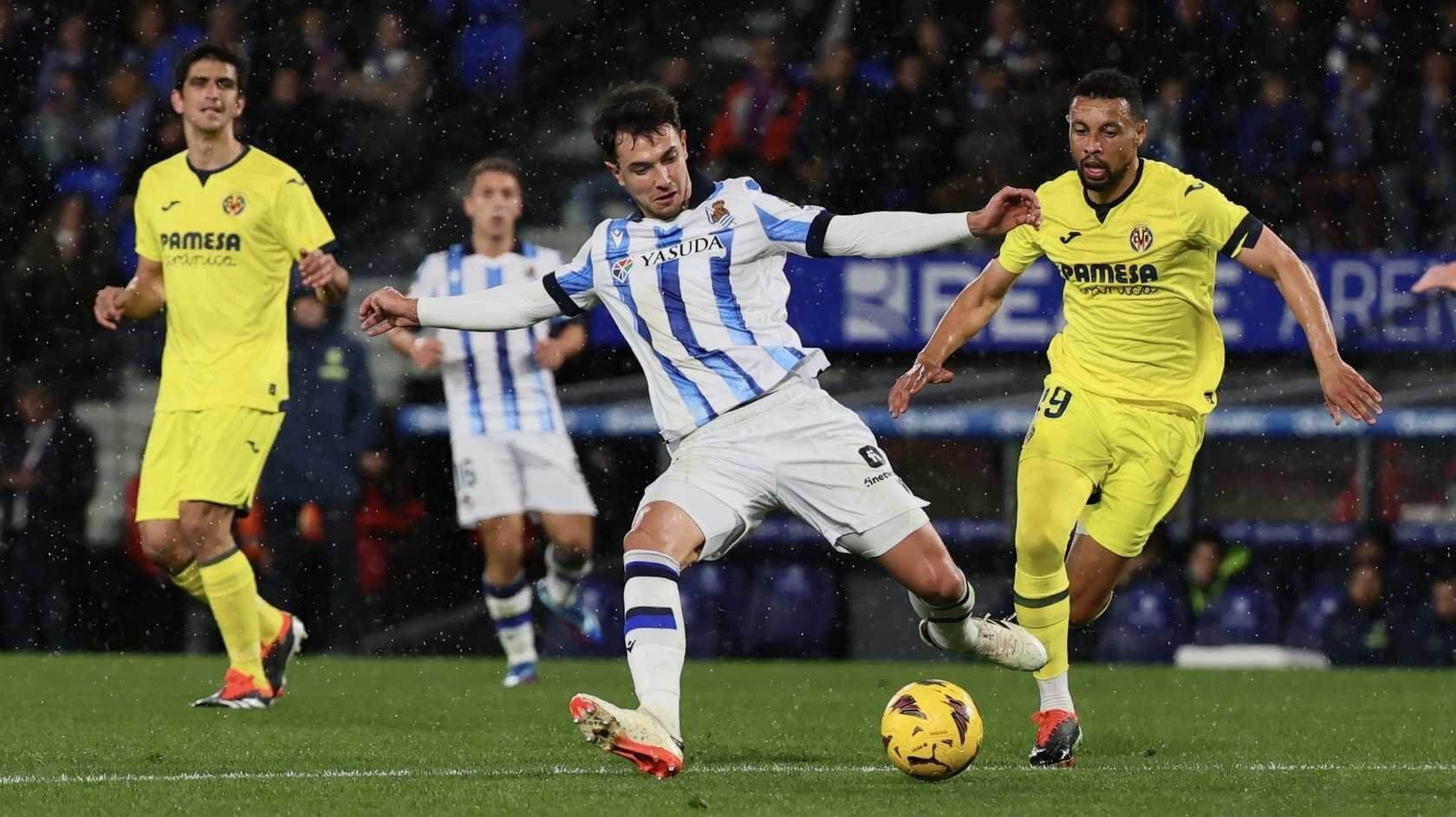  Zubimendi en el Real Sociedad - Villarreal.