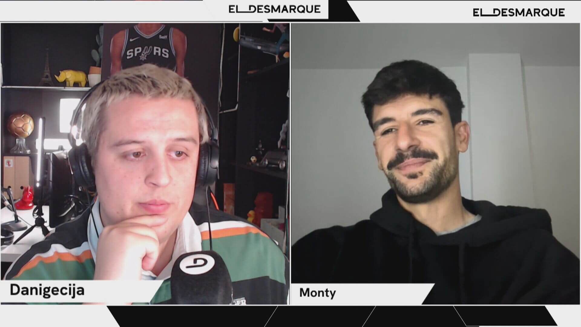  Monty en el twitch de 'ElDesmarque'