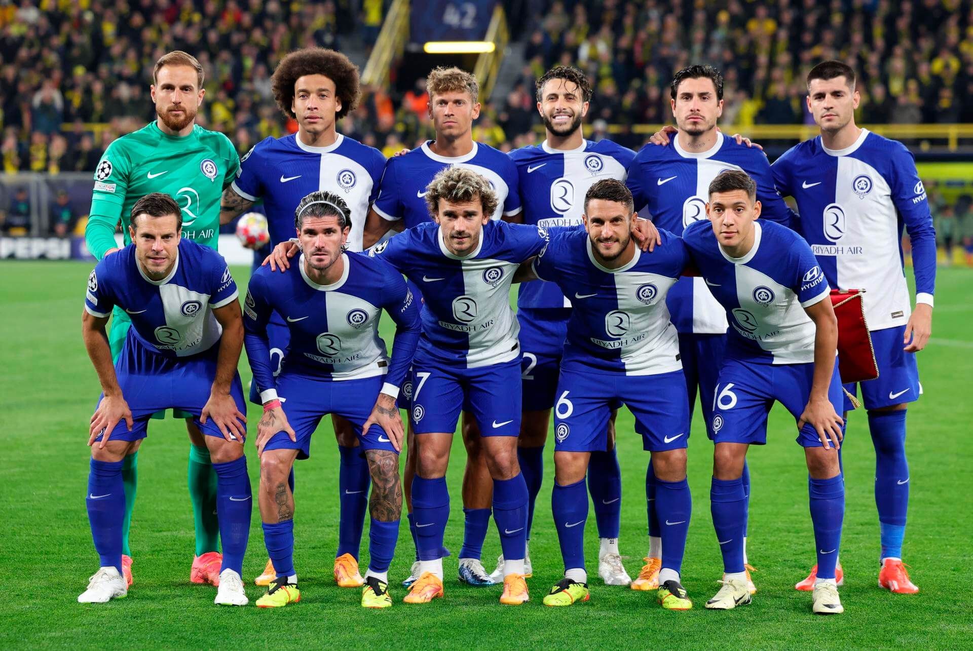  Once de Simeone en el Dortmund-Atlético (FOTO: EFE).