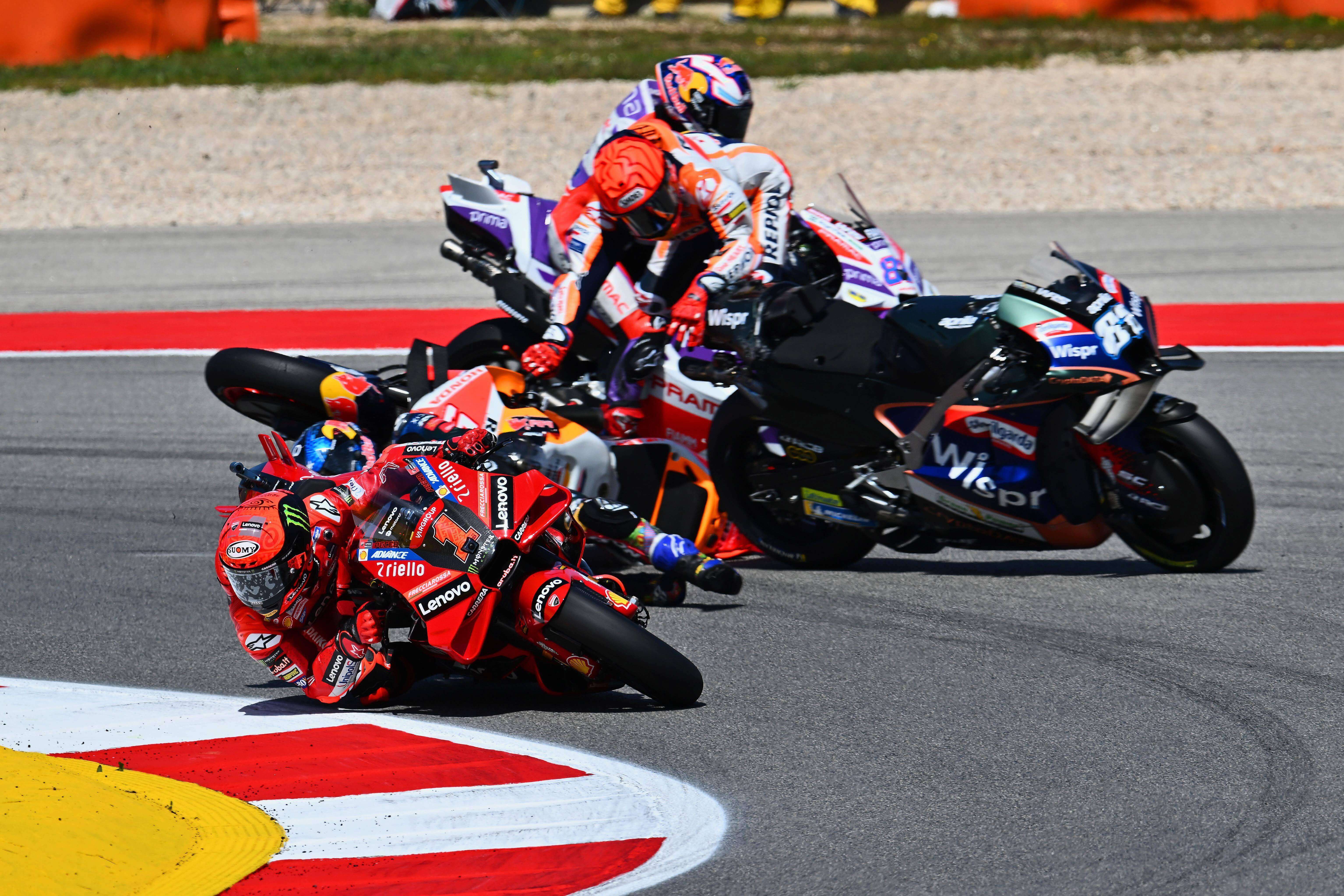  Marc Márquez, en el pasado GP de Portimao.