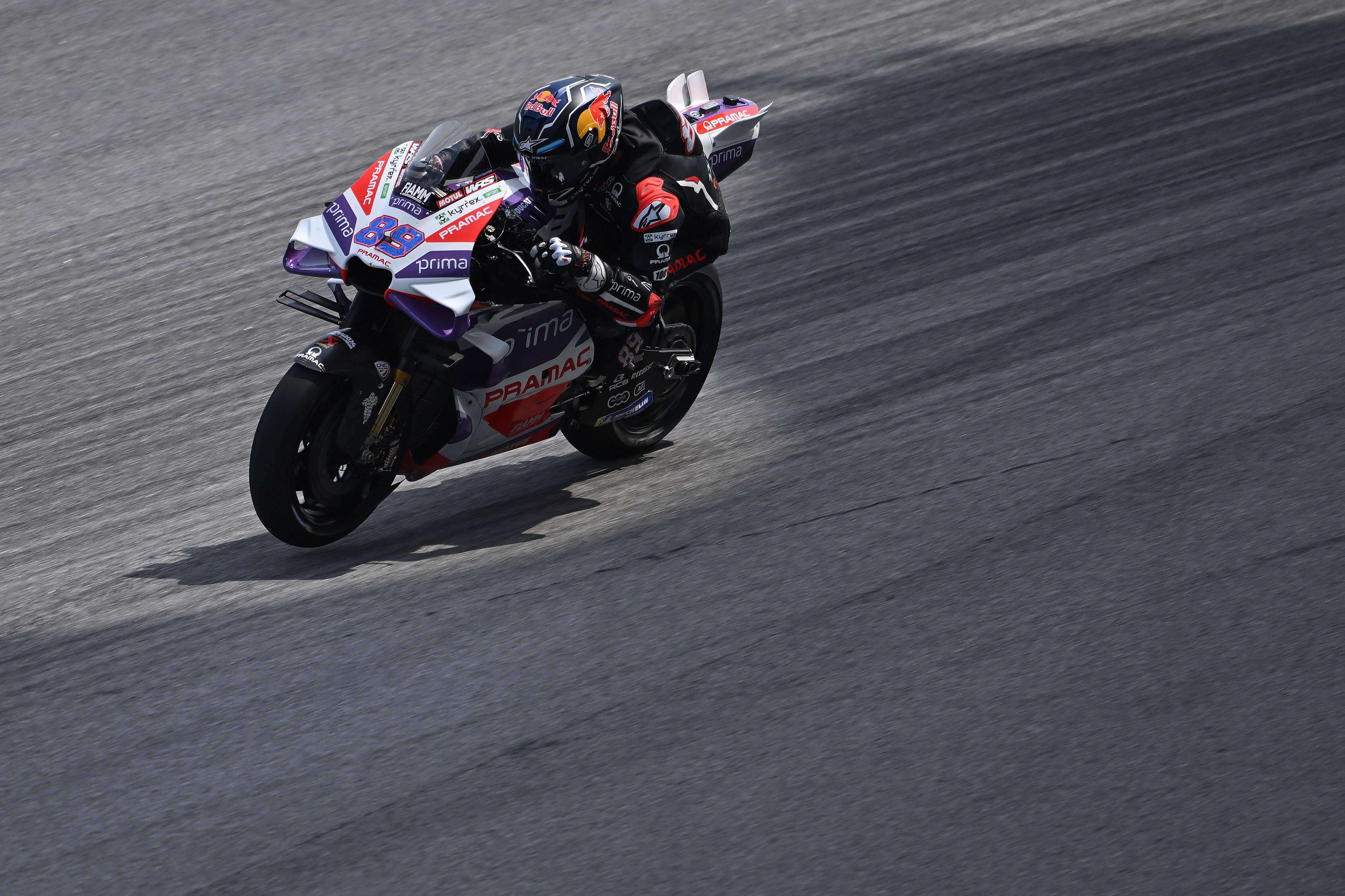 Jorge Martín, en los test de Qatar