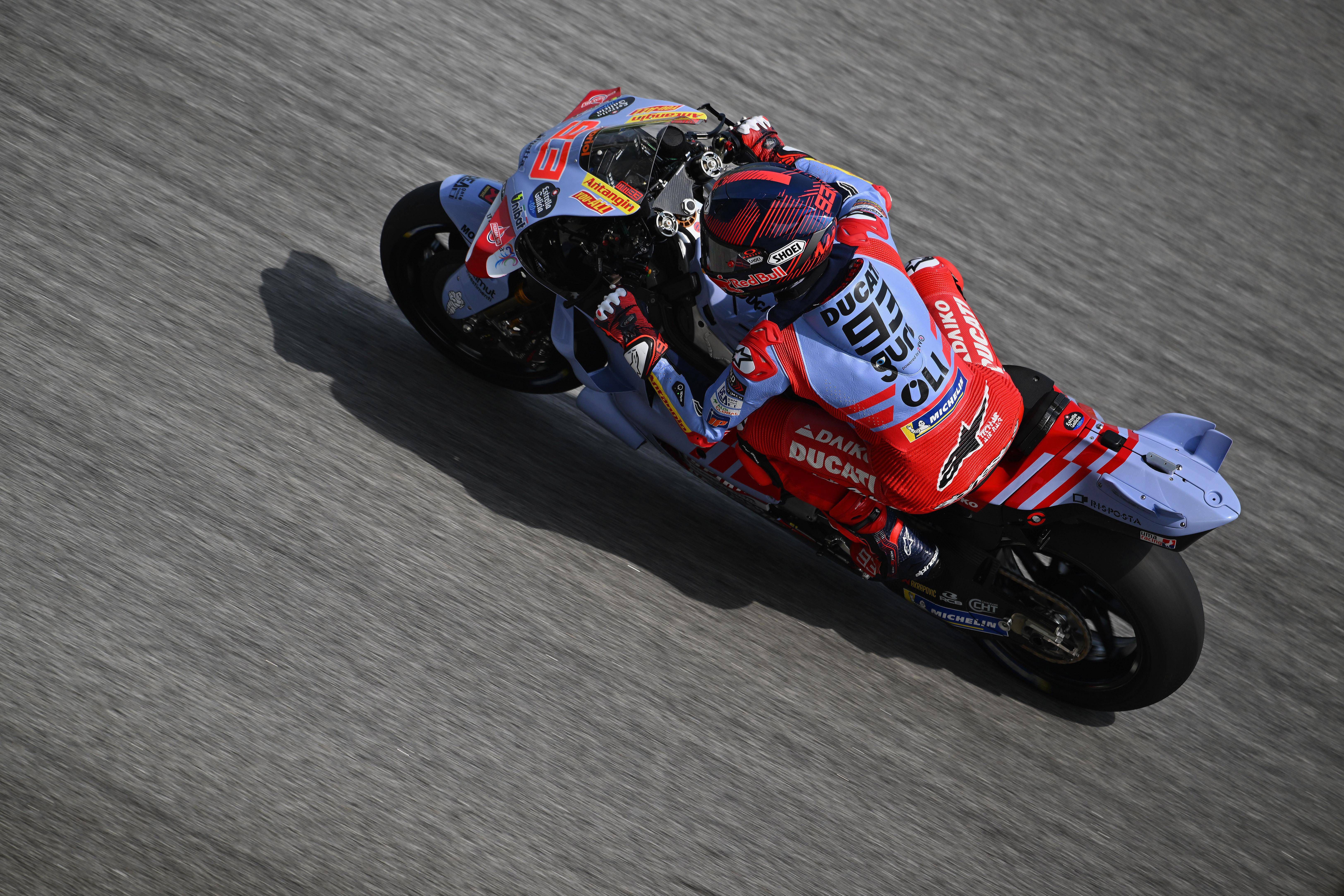 Marc Márquez, en los test de Sepang.
