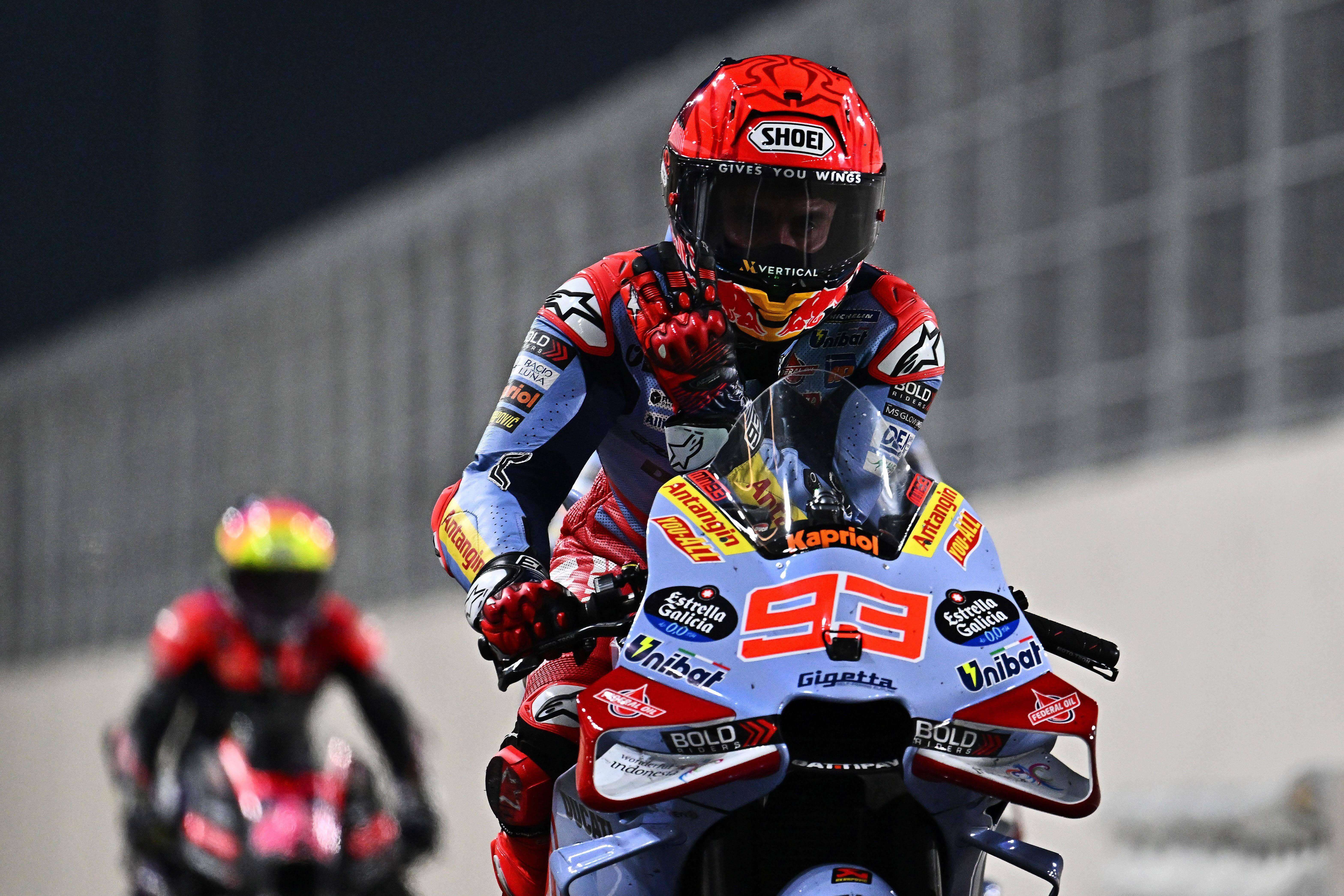 Marc Márquez, en el GP de Qatar.