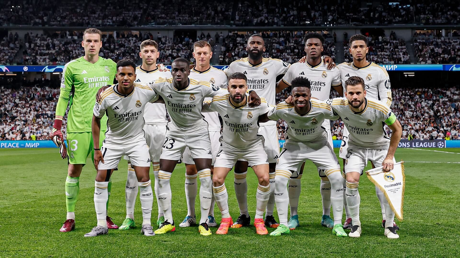  El once del Real Madrid en la vuelta ante el Bayern.