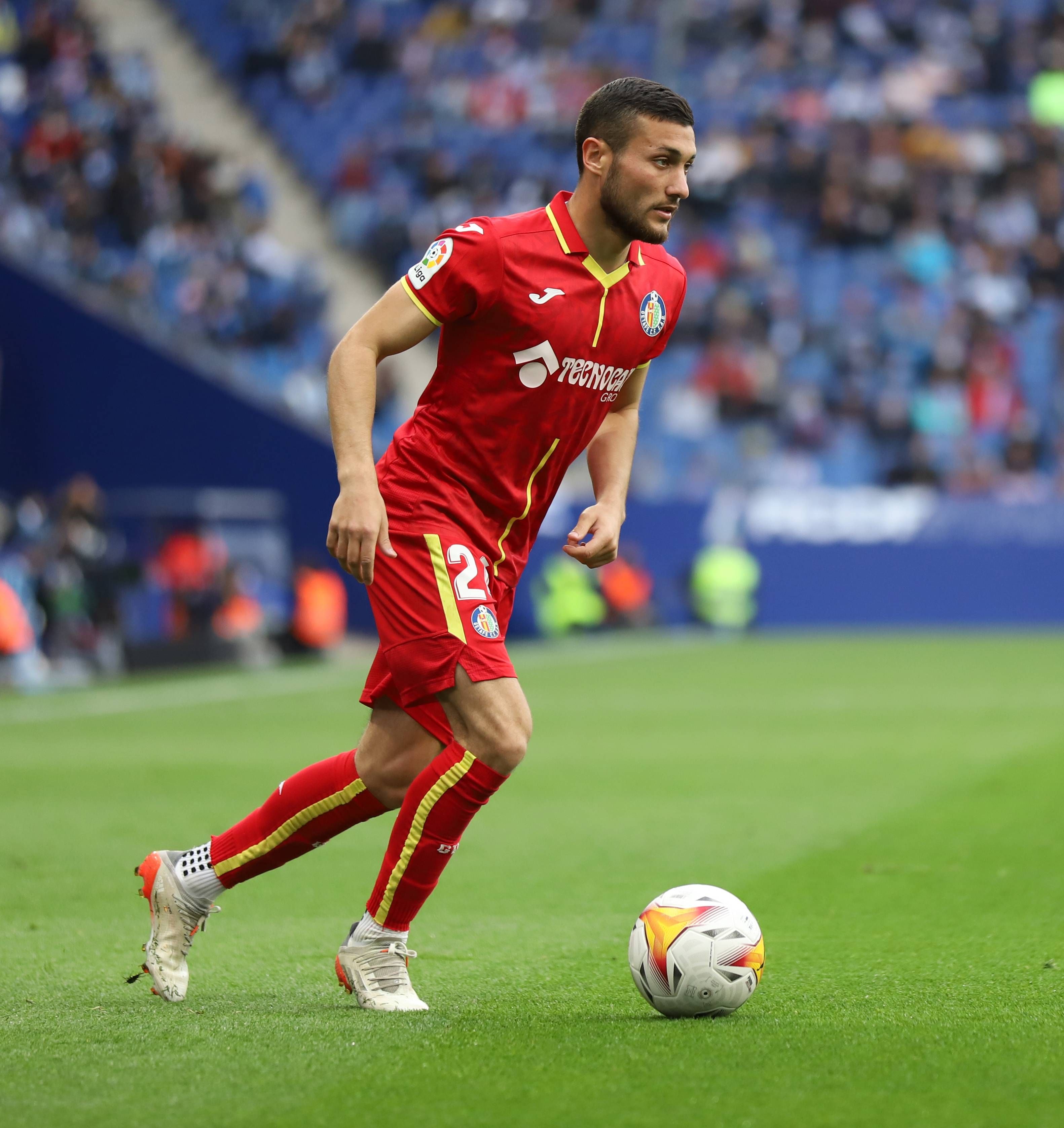  Óscar Rodriguez, jugando con el Getafe.