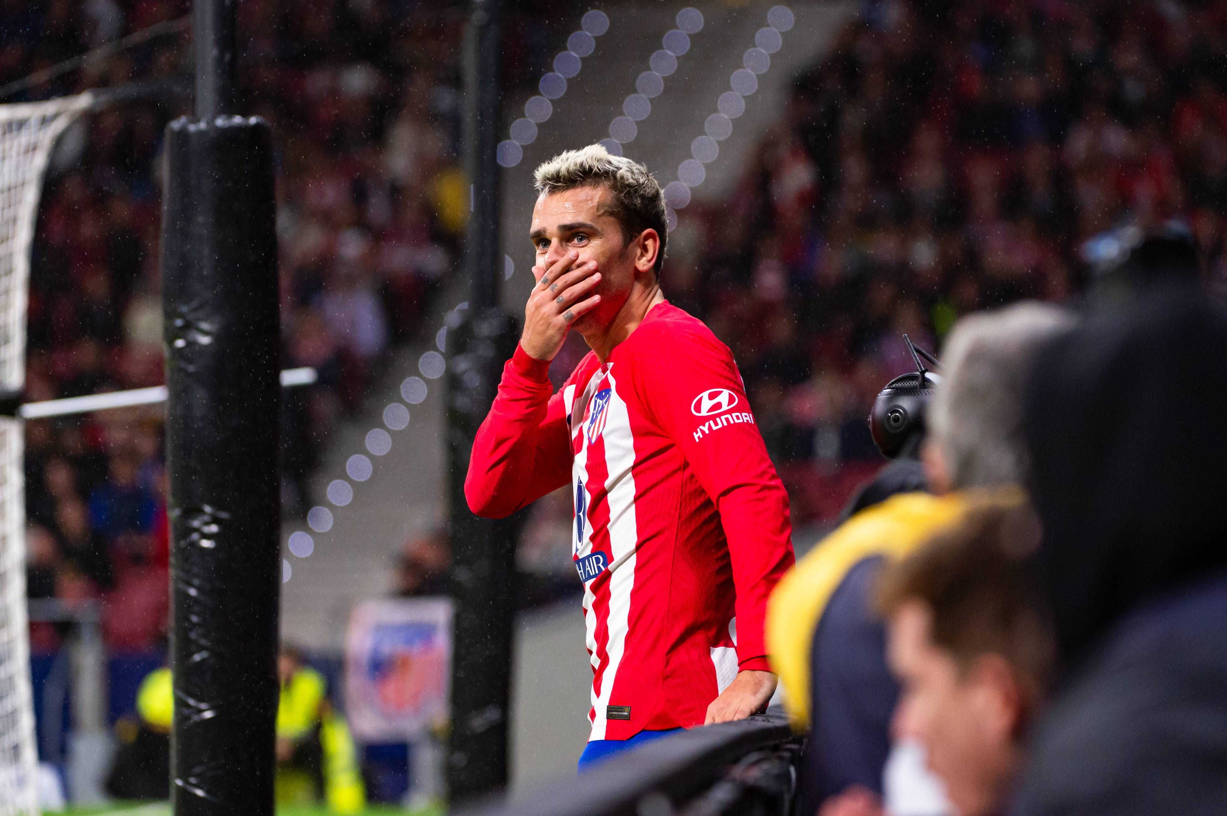 Antoine Griezmann, en un partido del Atlético de Madrid.