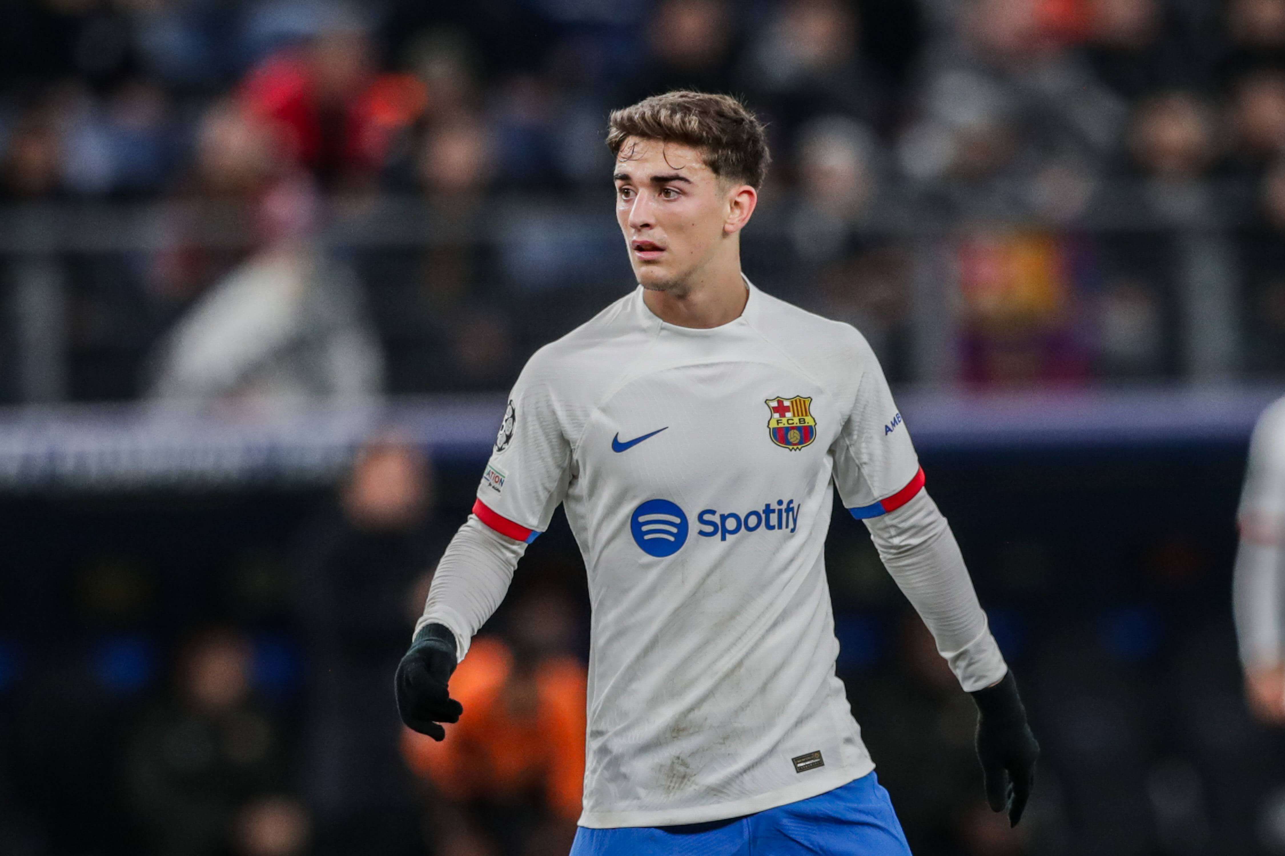  Gavi, en la órbita del PSG, en un partido del Barcelona (FOTO: Cordón Press).