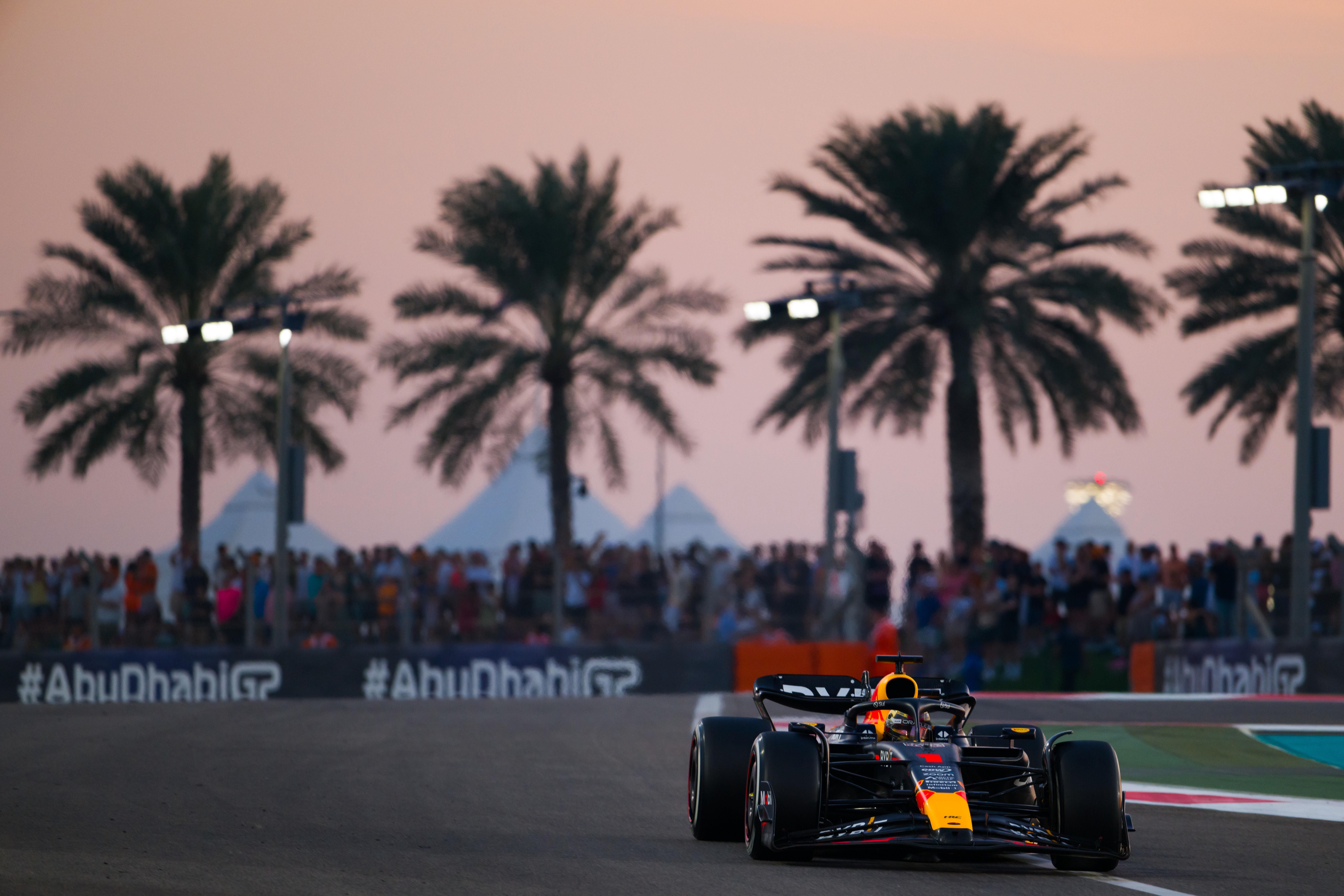  Max Verstappen, en el GP de Abu Dabi de Fórmula 1.