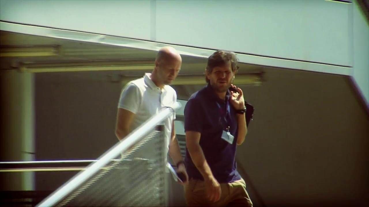 Cruyff y Alemany en el Barcelona (ElDesmarque)