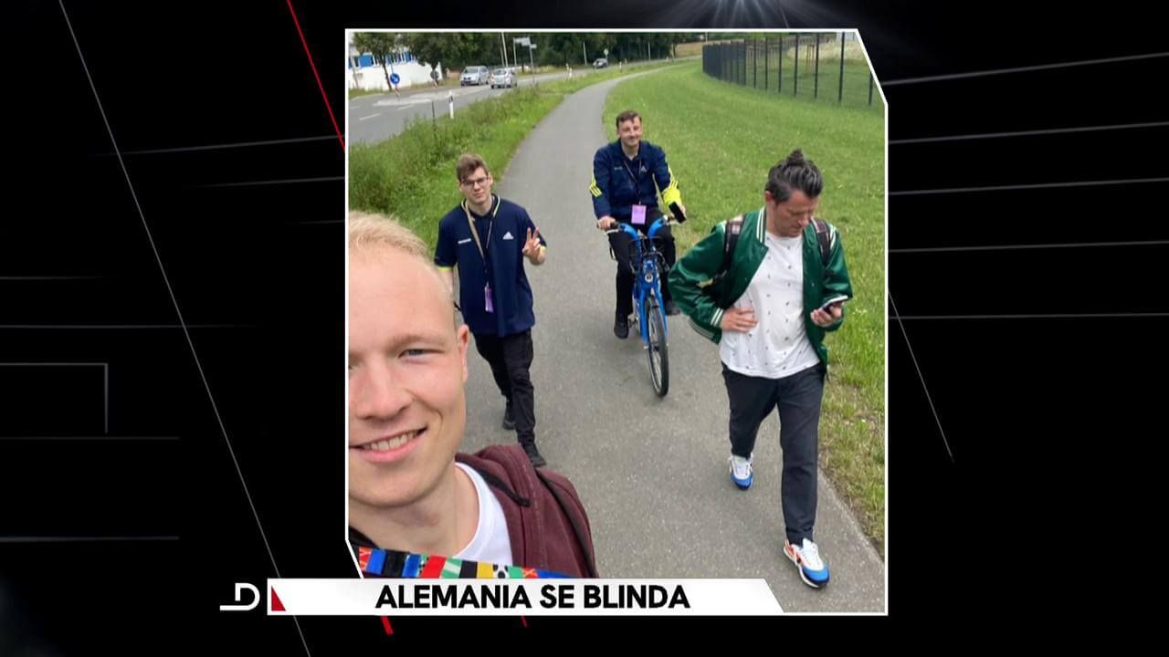  La seguridad de Alemania siguiendo a los periodistas