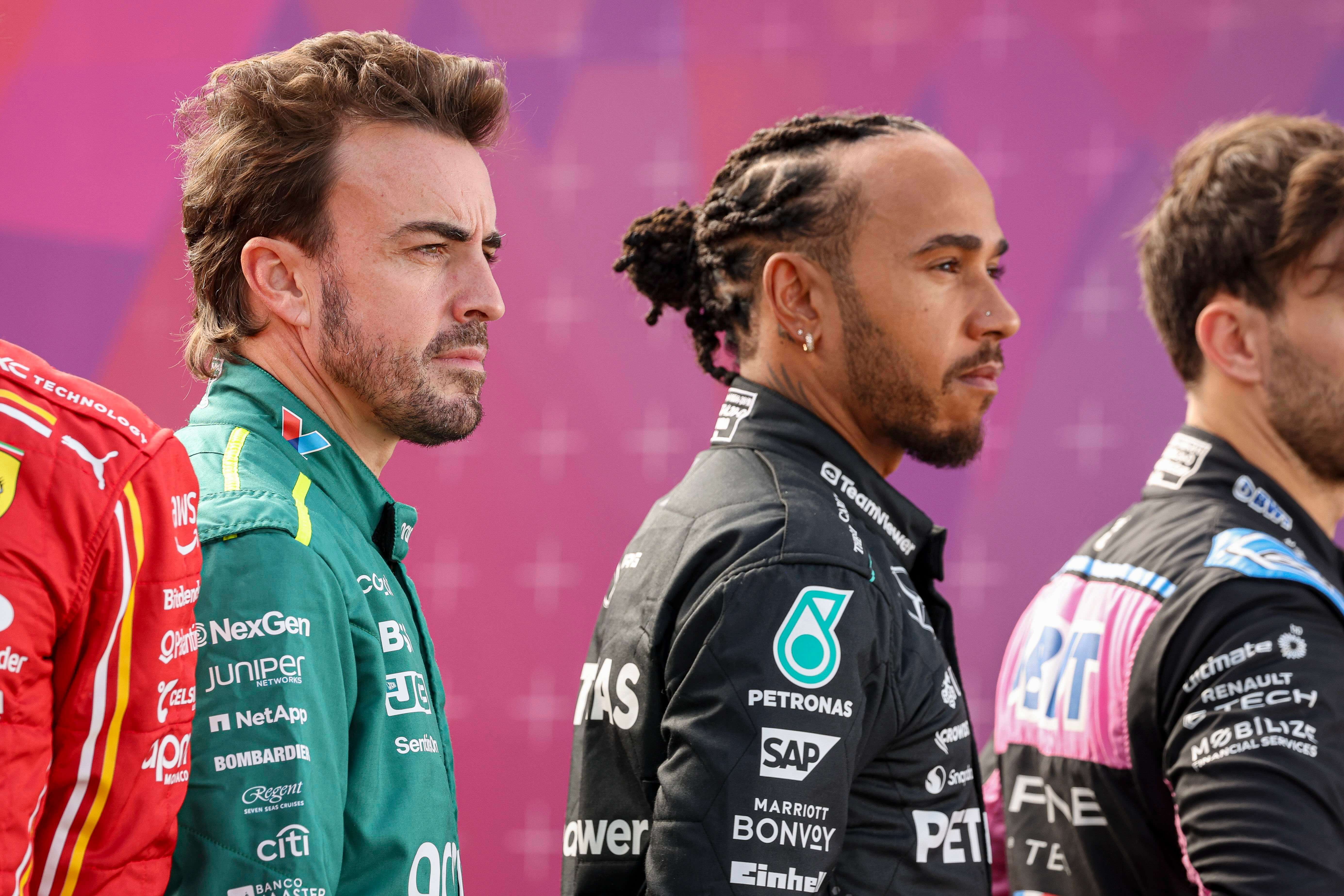 Fernando Alonso, en los test de Bahréin.