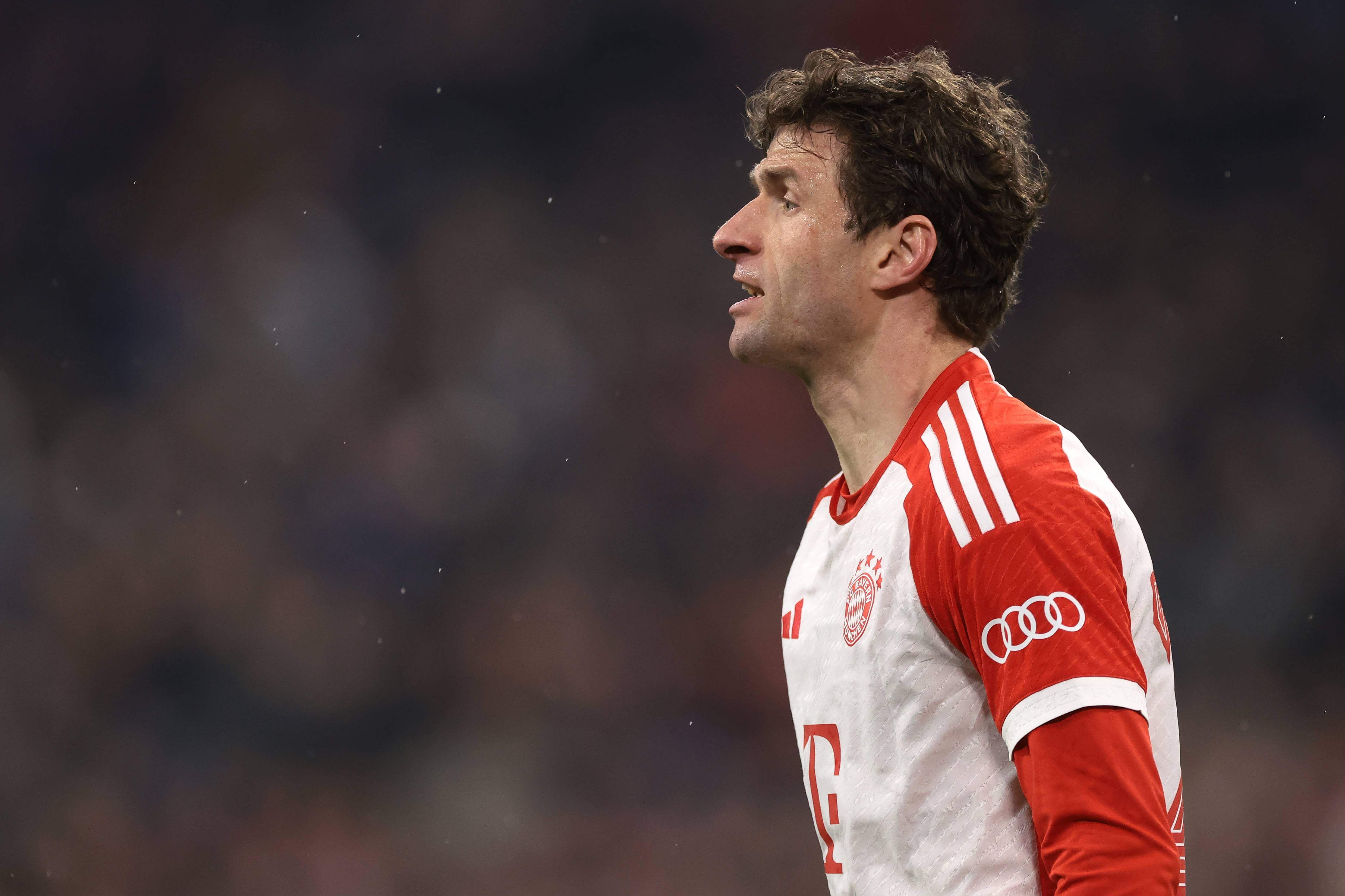  Thomas Müller, en el Bayern-Real Madrid.