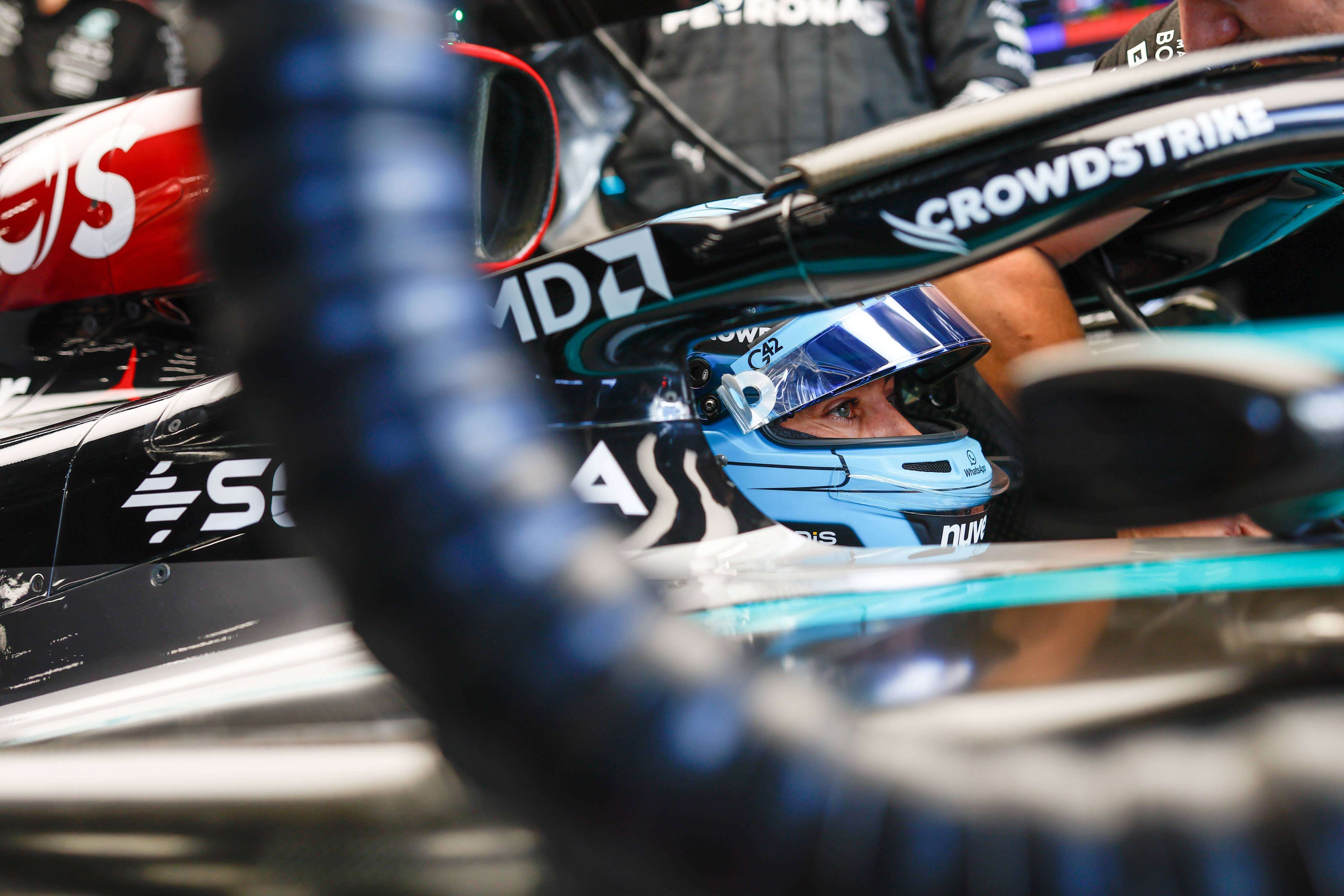  George Russell, en el GP de Arabia Saudita.