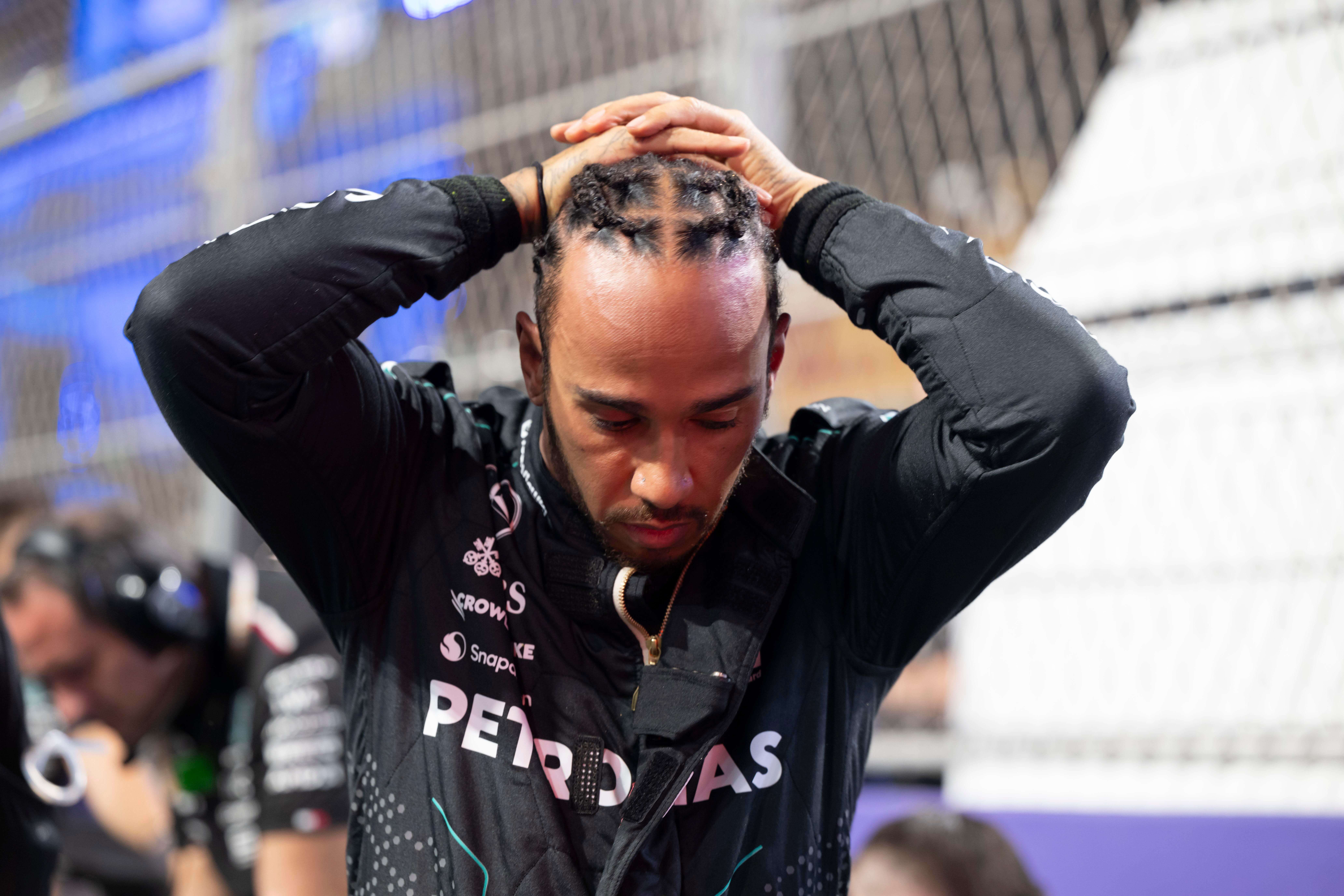  Lewis Hamilton, en el GP de Arabia Saudita.