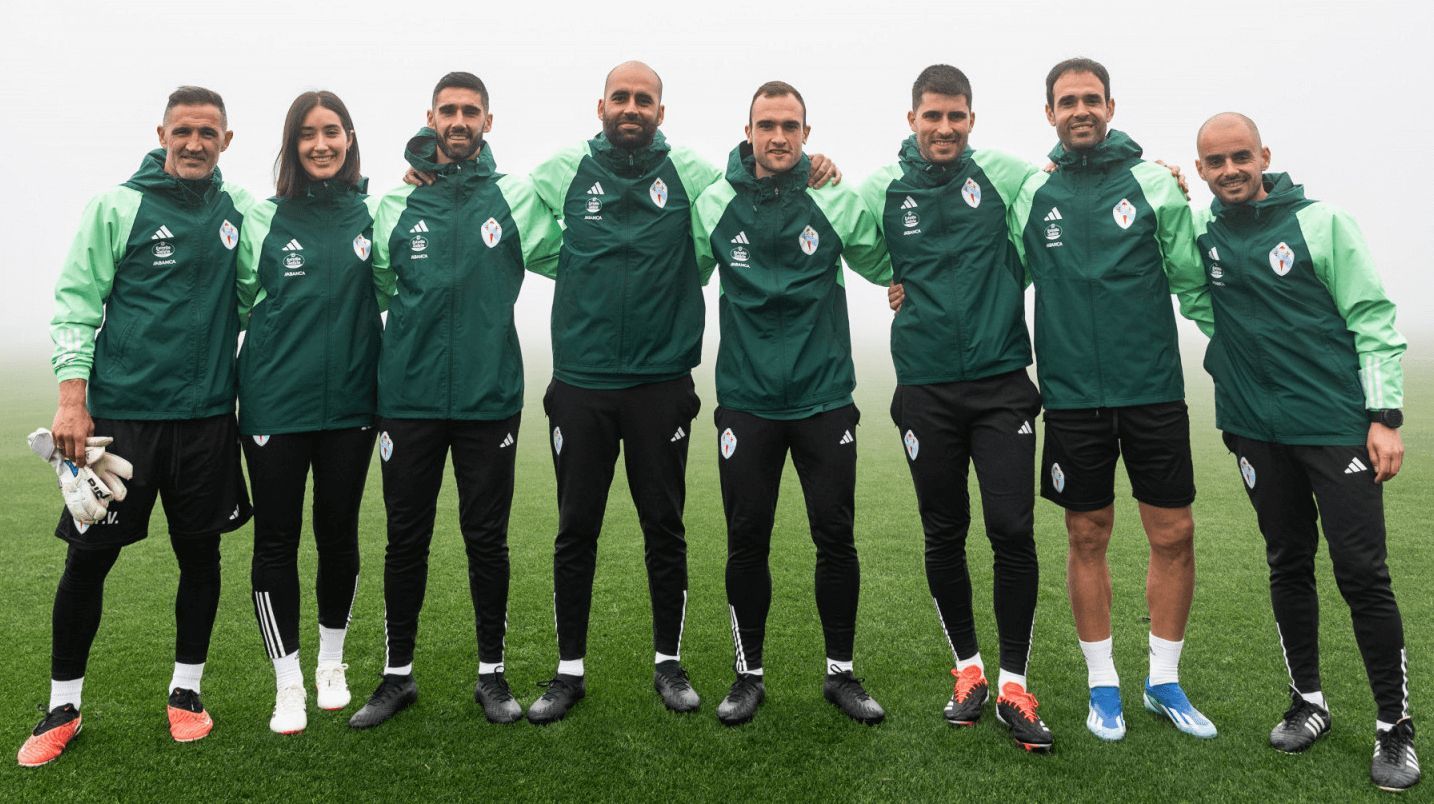  Cuerpo técnico de Claudio Giráldez.