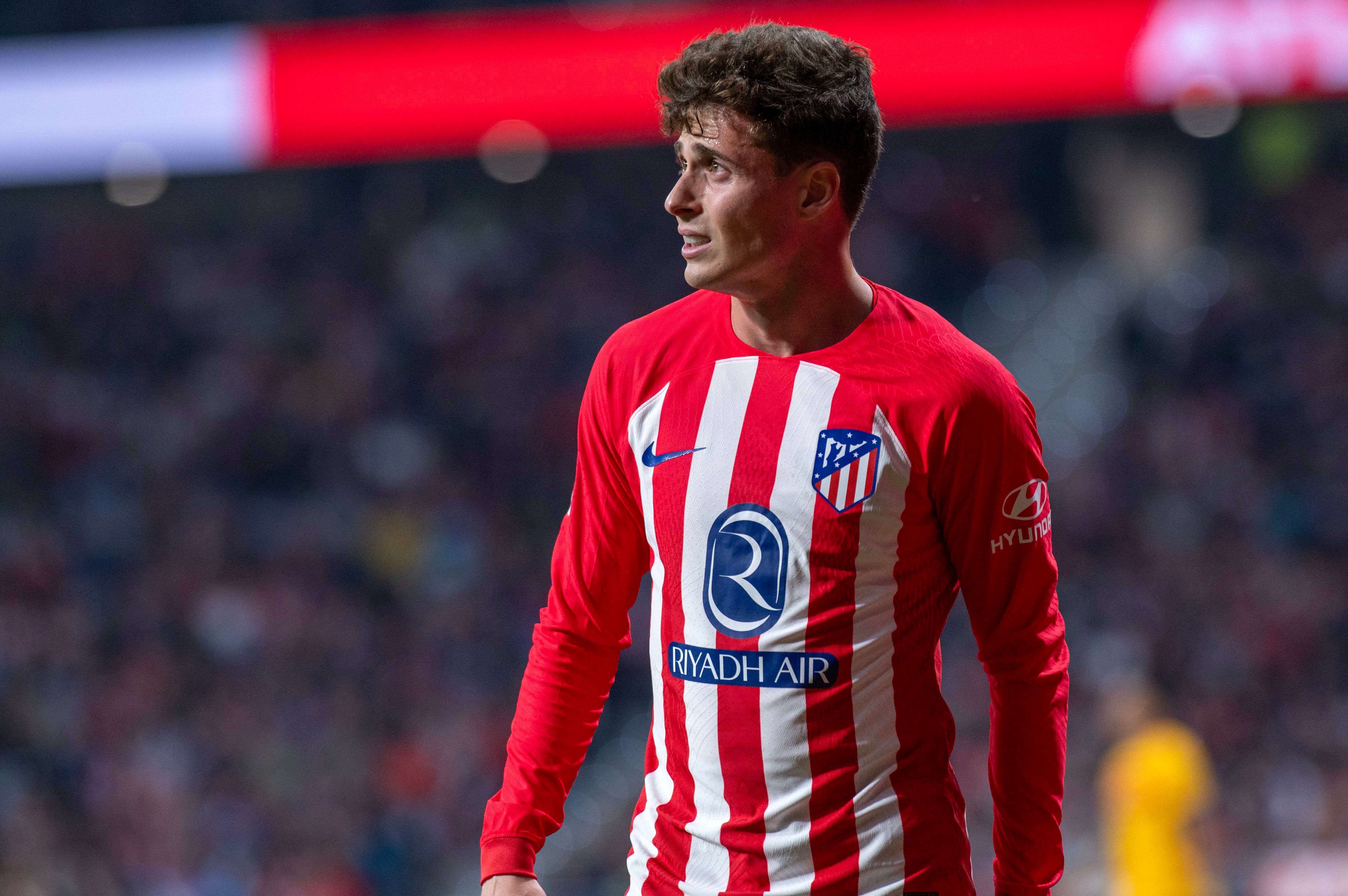 Rodrigo Riquelme, en un partido del Atlético.