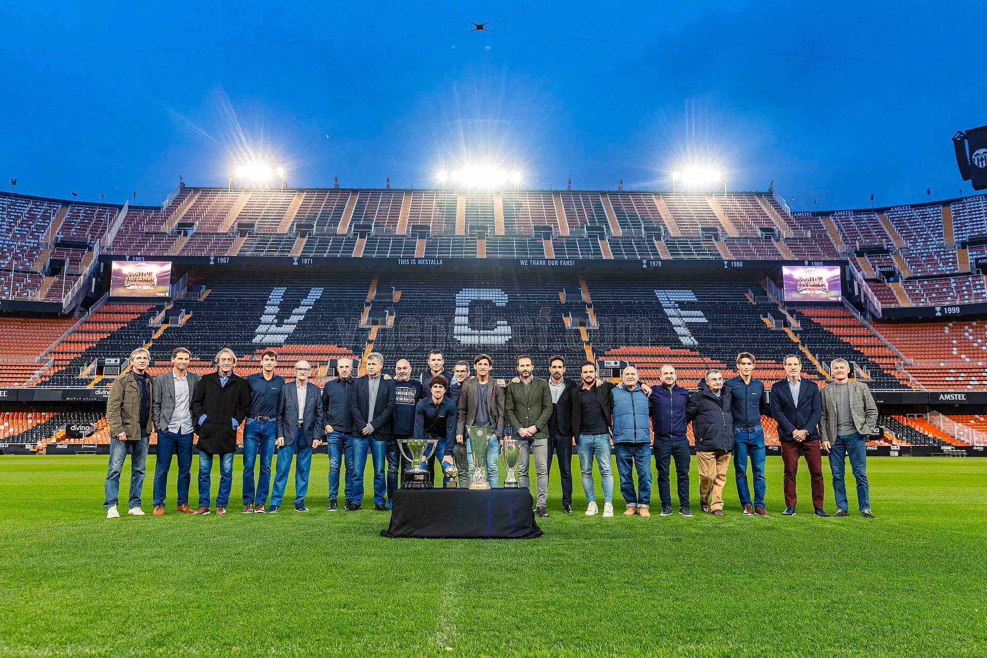 Presentación Partido del Triplete en Mestalla.