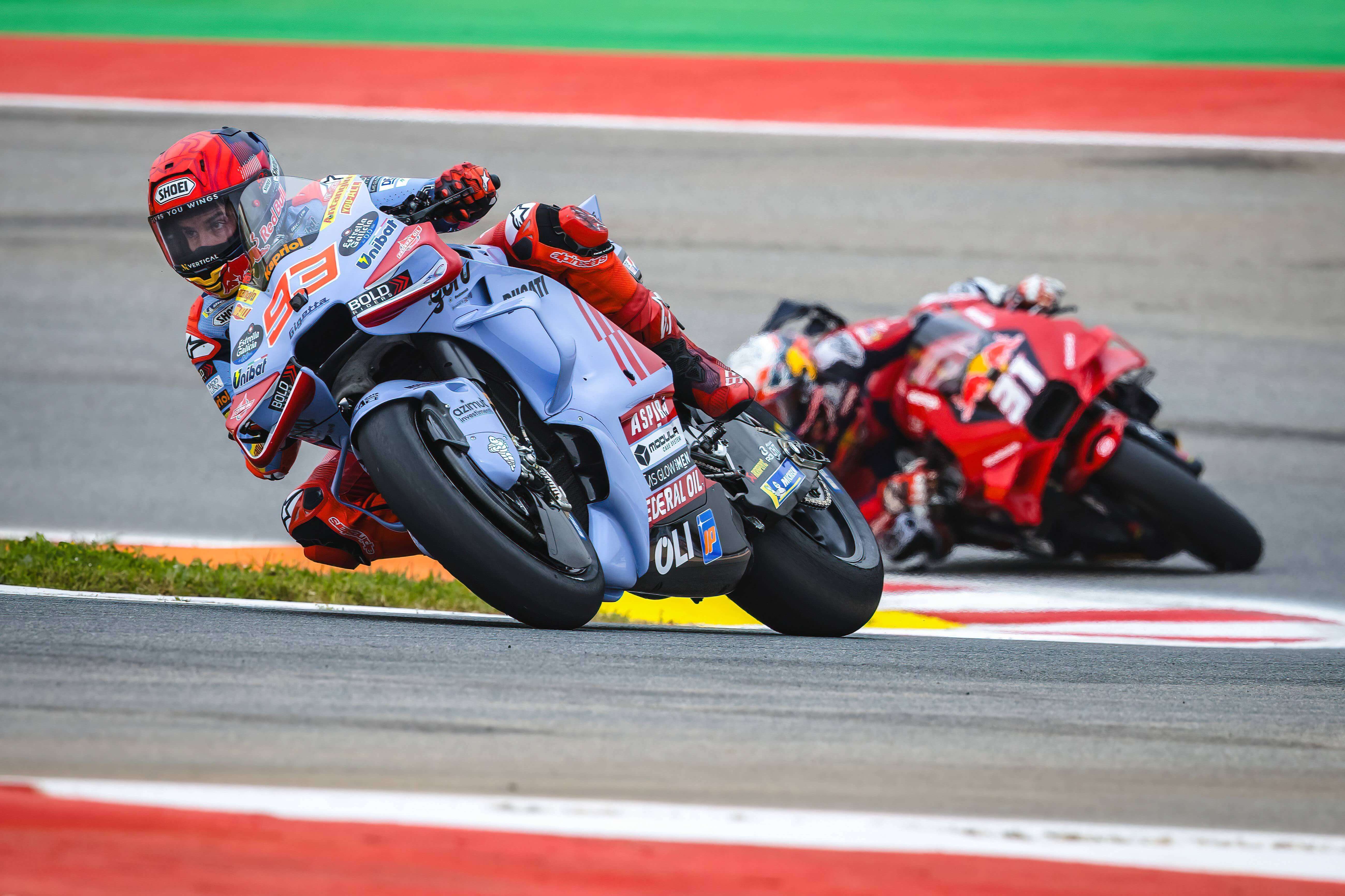 Marc Márquez, con Gresini en este 2024.