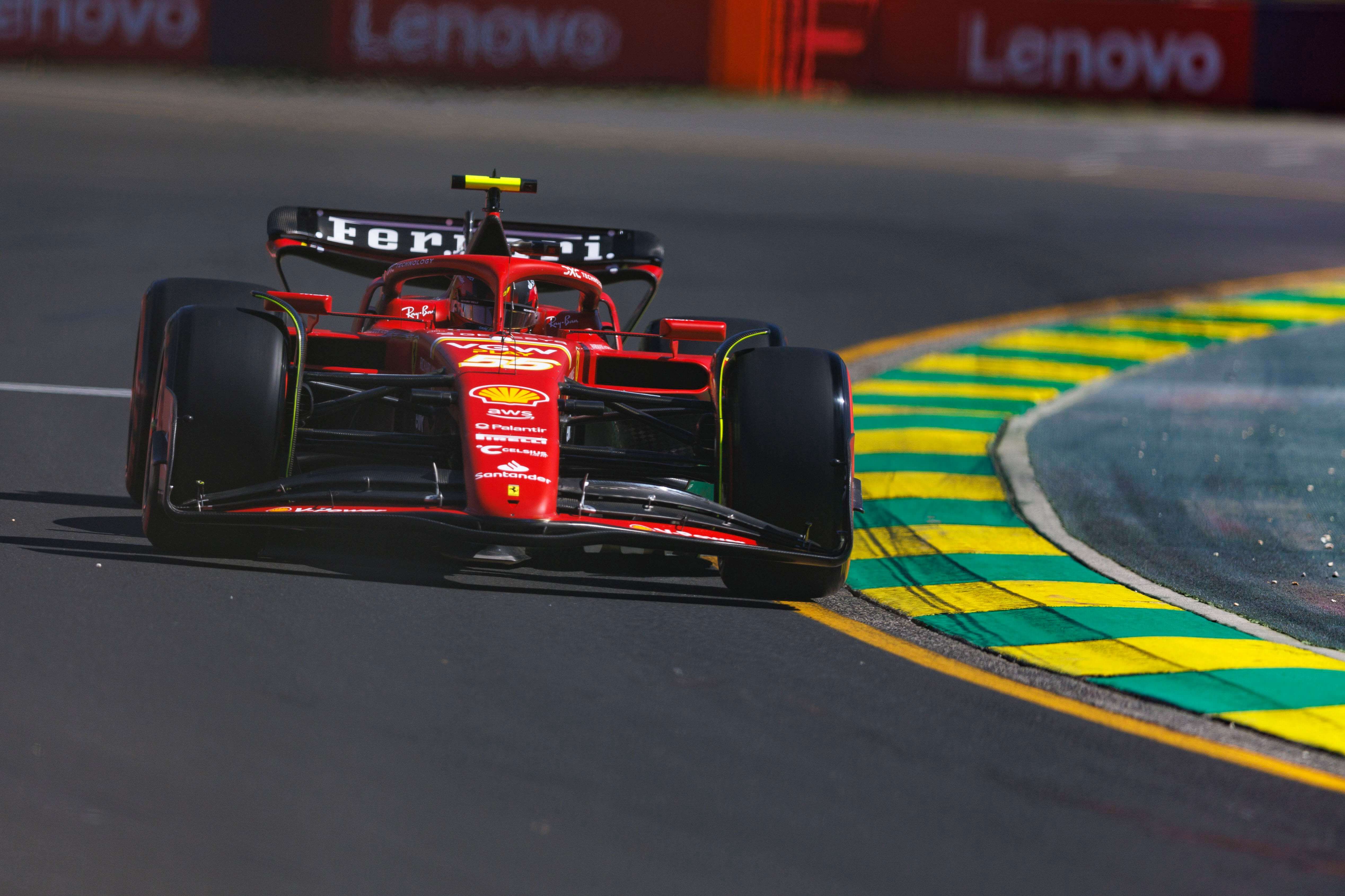 Carlos Sainz, en el GP de Australia.