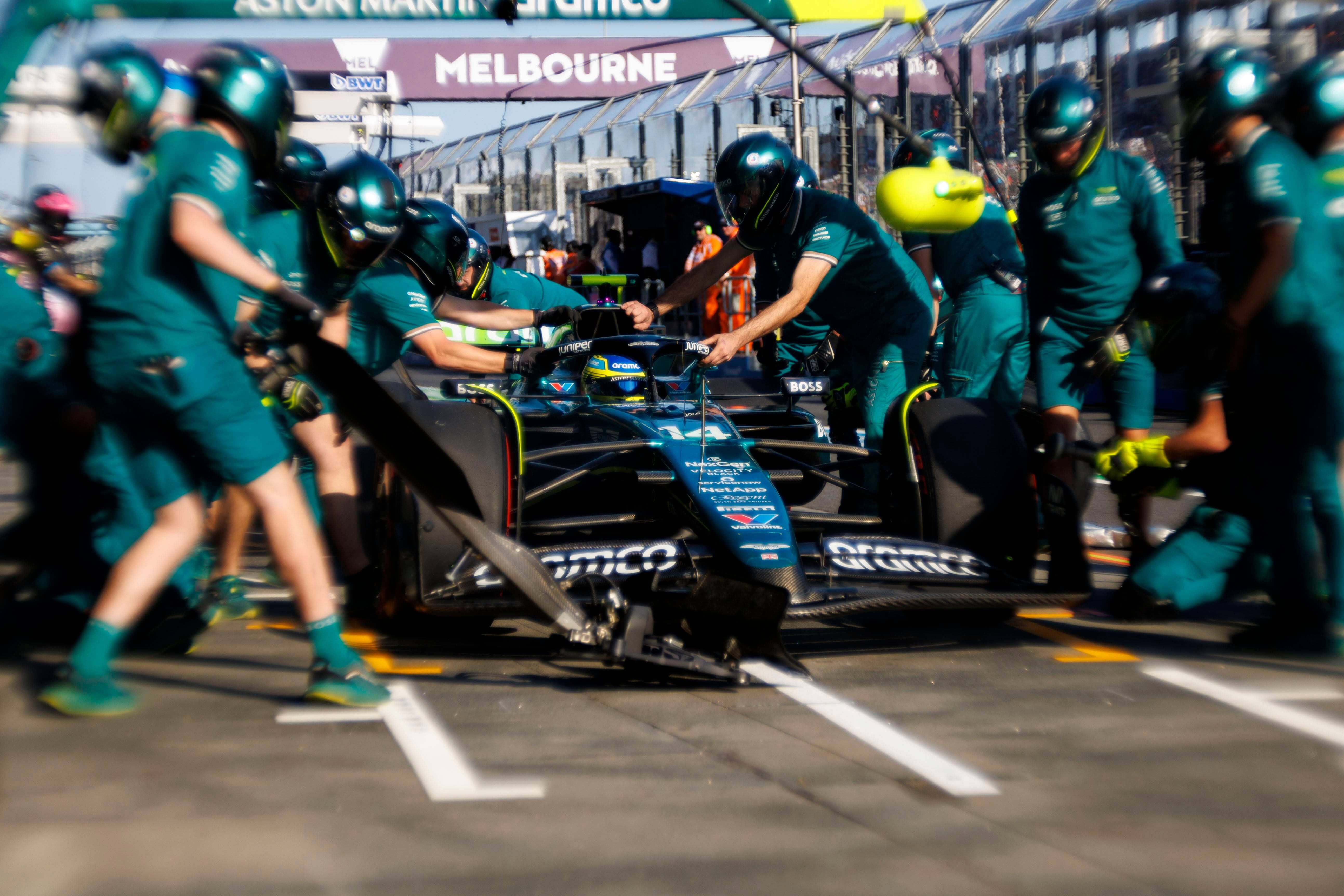 Fernando Alonso, en el GP de Australia.
