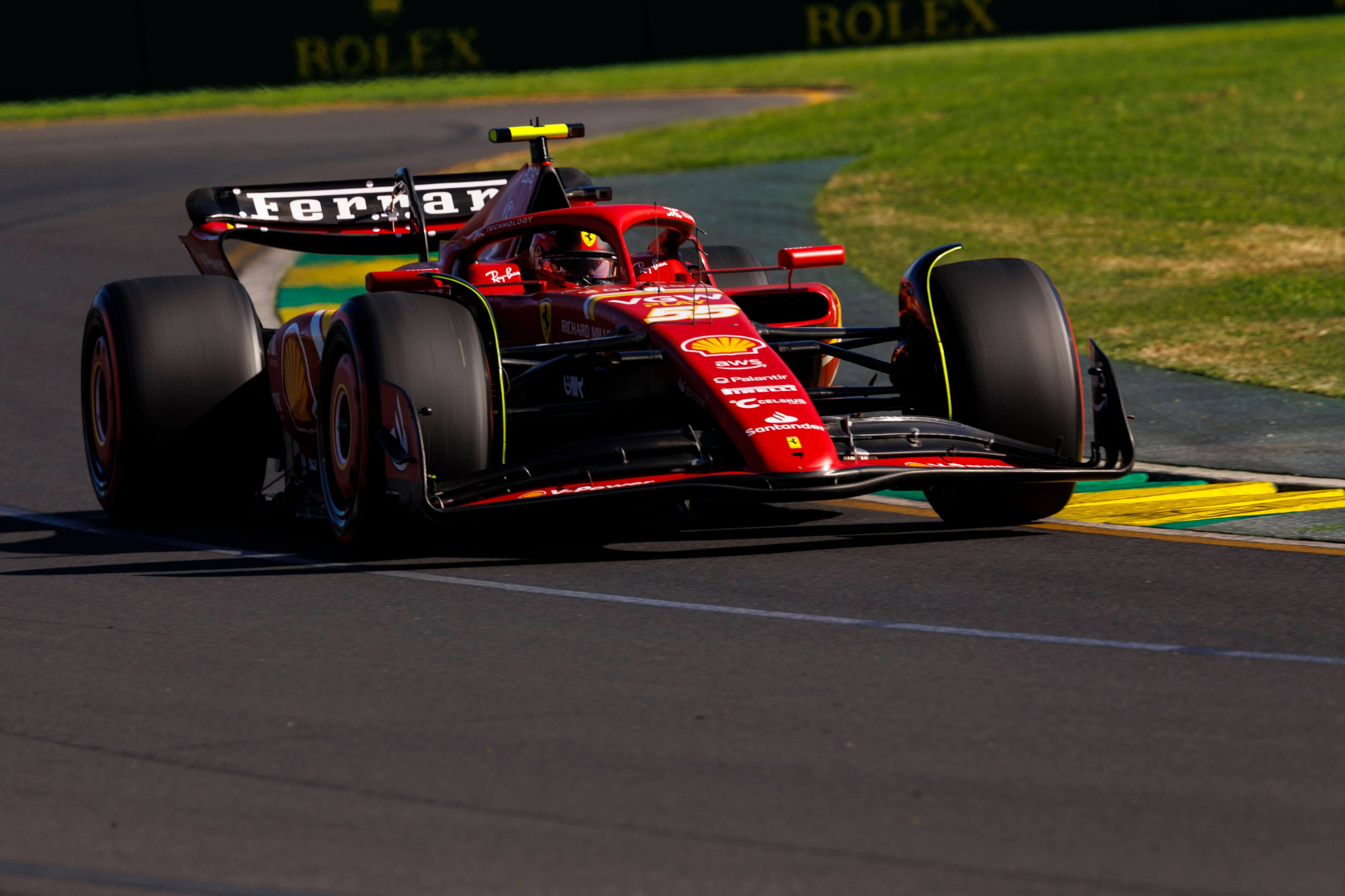  Carlos Sainz, en el GP de Australia.