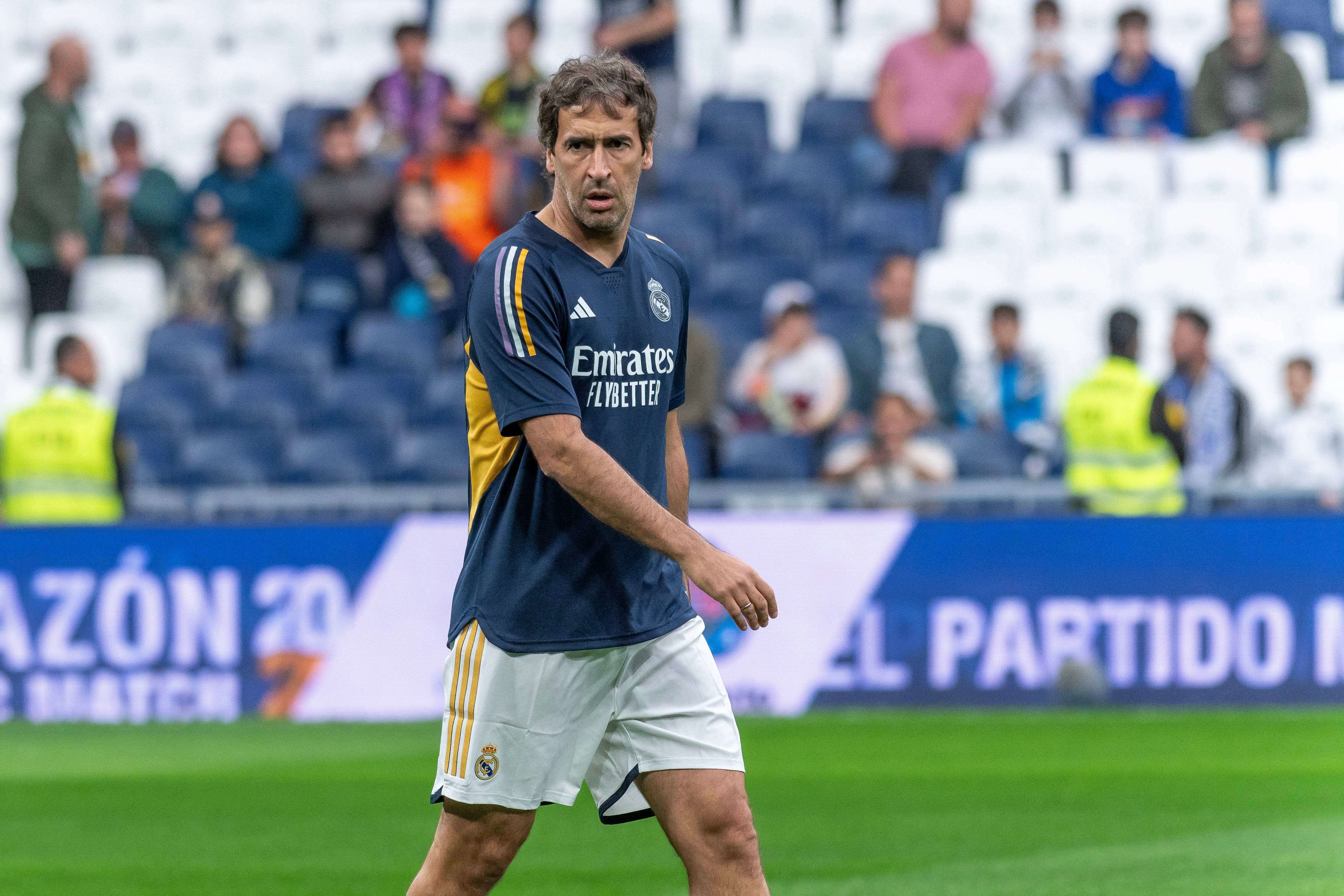  Raúl González, en un partido benéfico del Real Madrid (FOTO: Cordón Press).