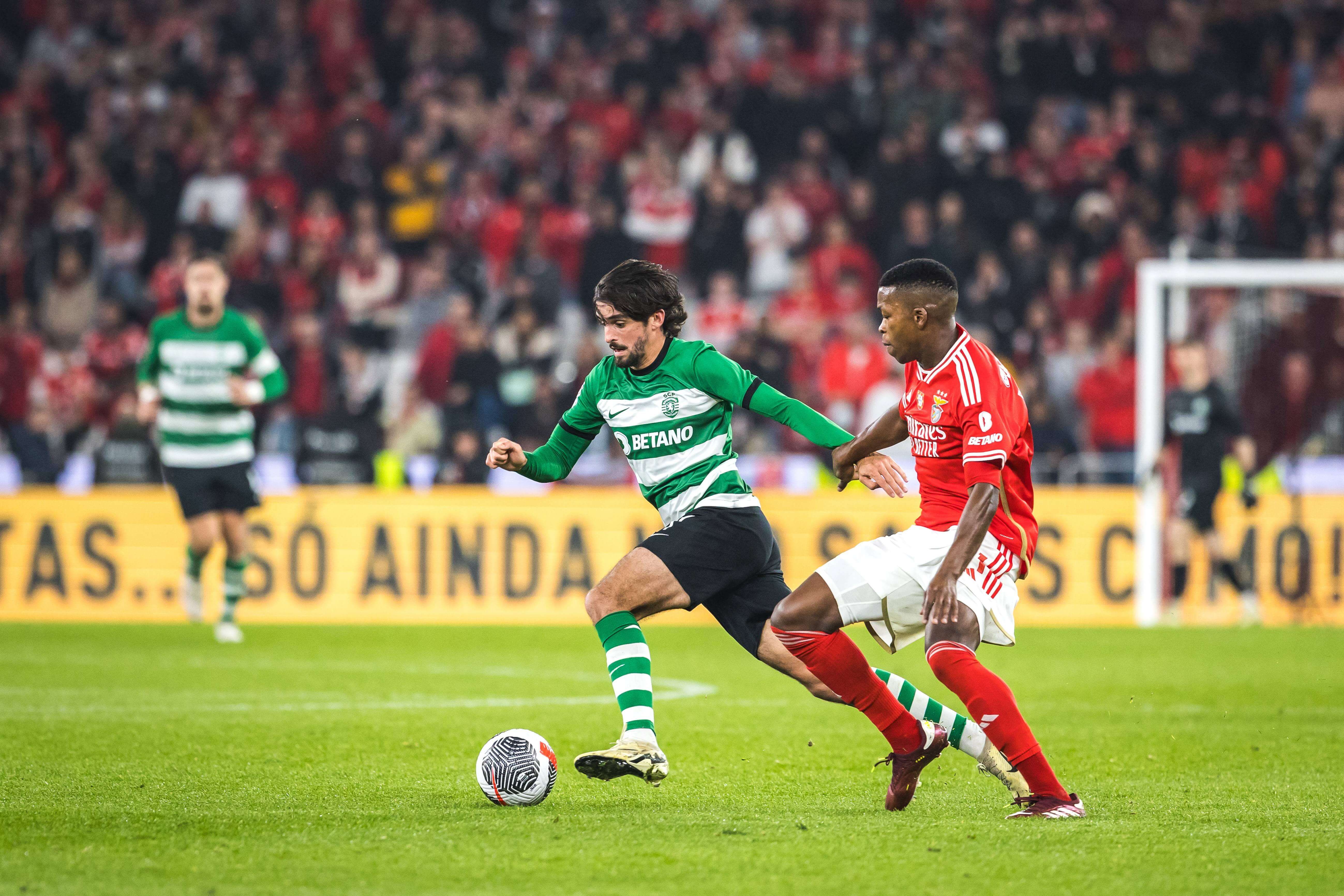  Trincao jugando un partido con el Sporting de Portugal.