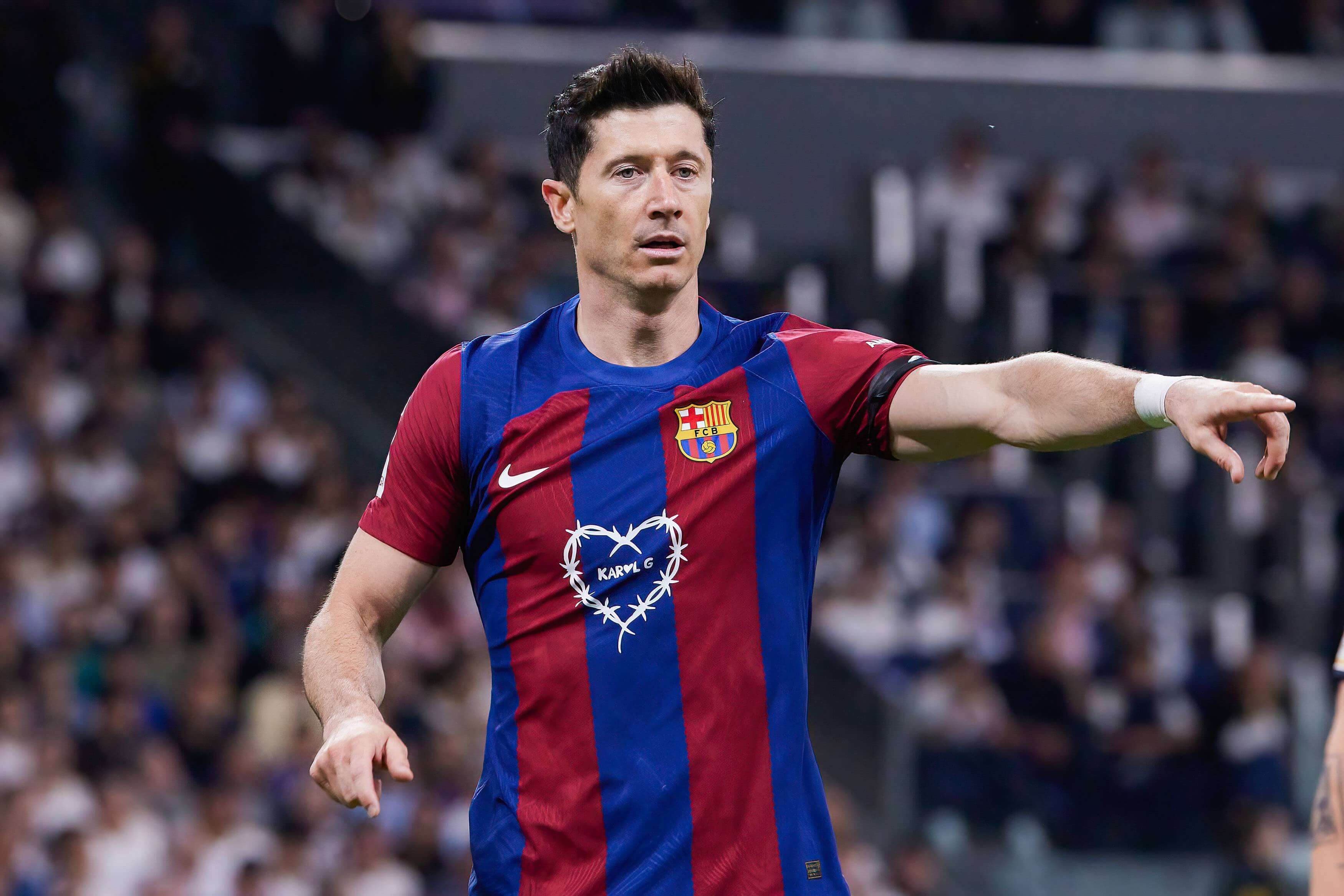  Robert Lewandowski es el máximo goleador del Barcelona.