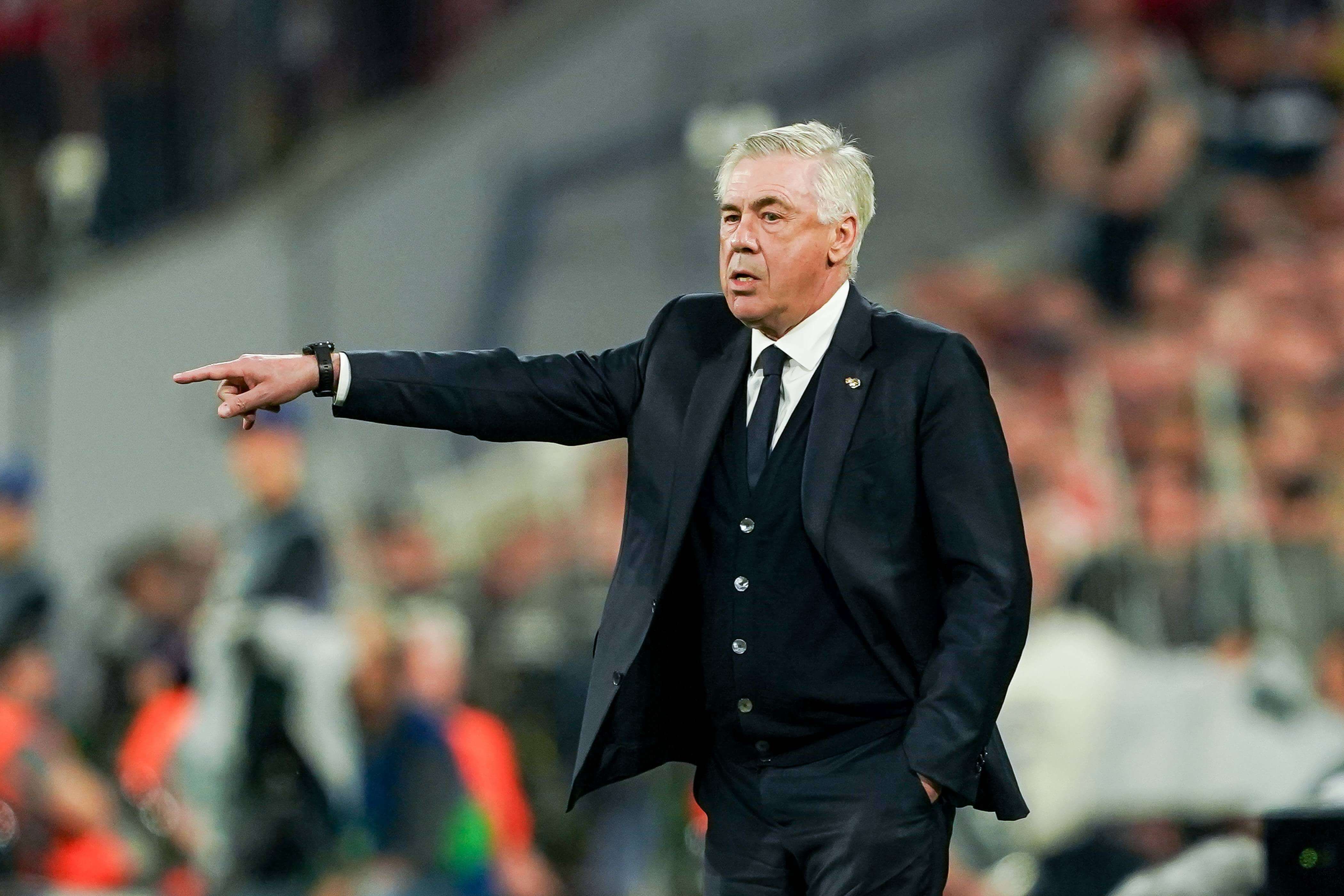  Carlo Ancelotti en el partido ante el Bayern de Múnich (Cordon Press)