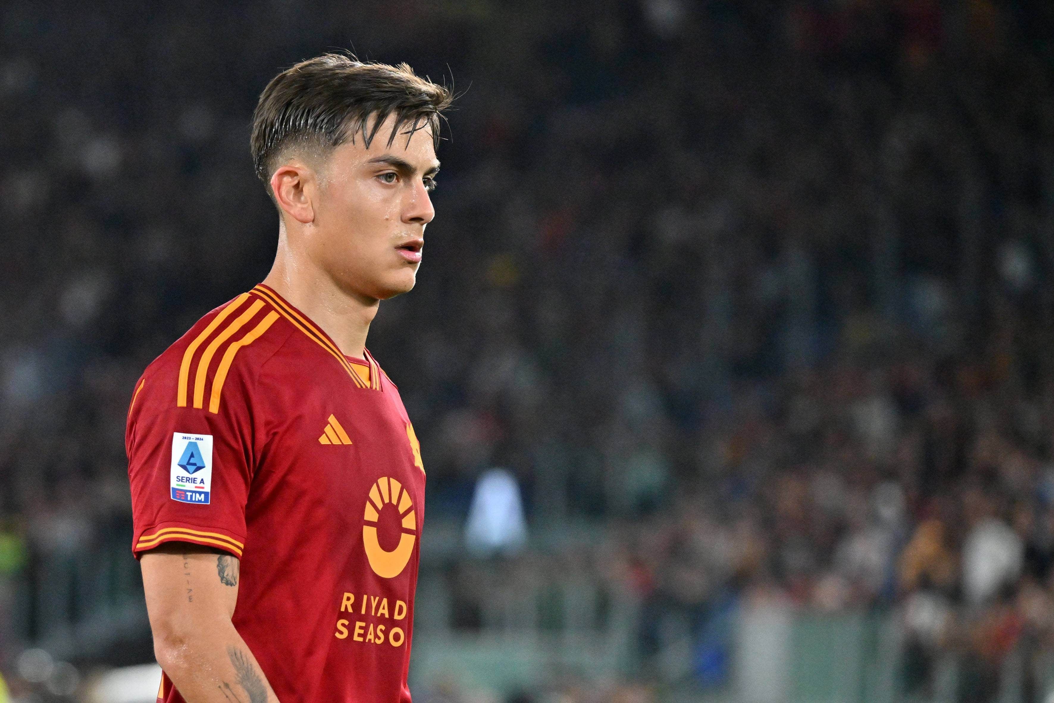  Paulo Dybala, en un partido de la Roma.