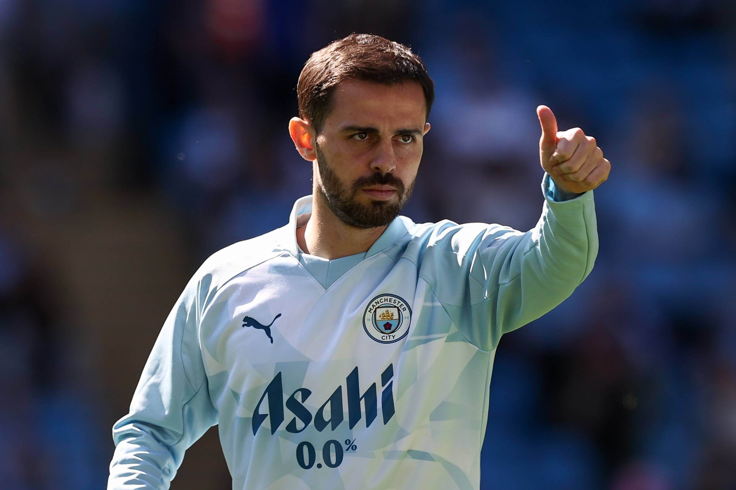  Bernardo Silva, en un partido del Manchester City (FOTO: Cordón Press).