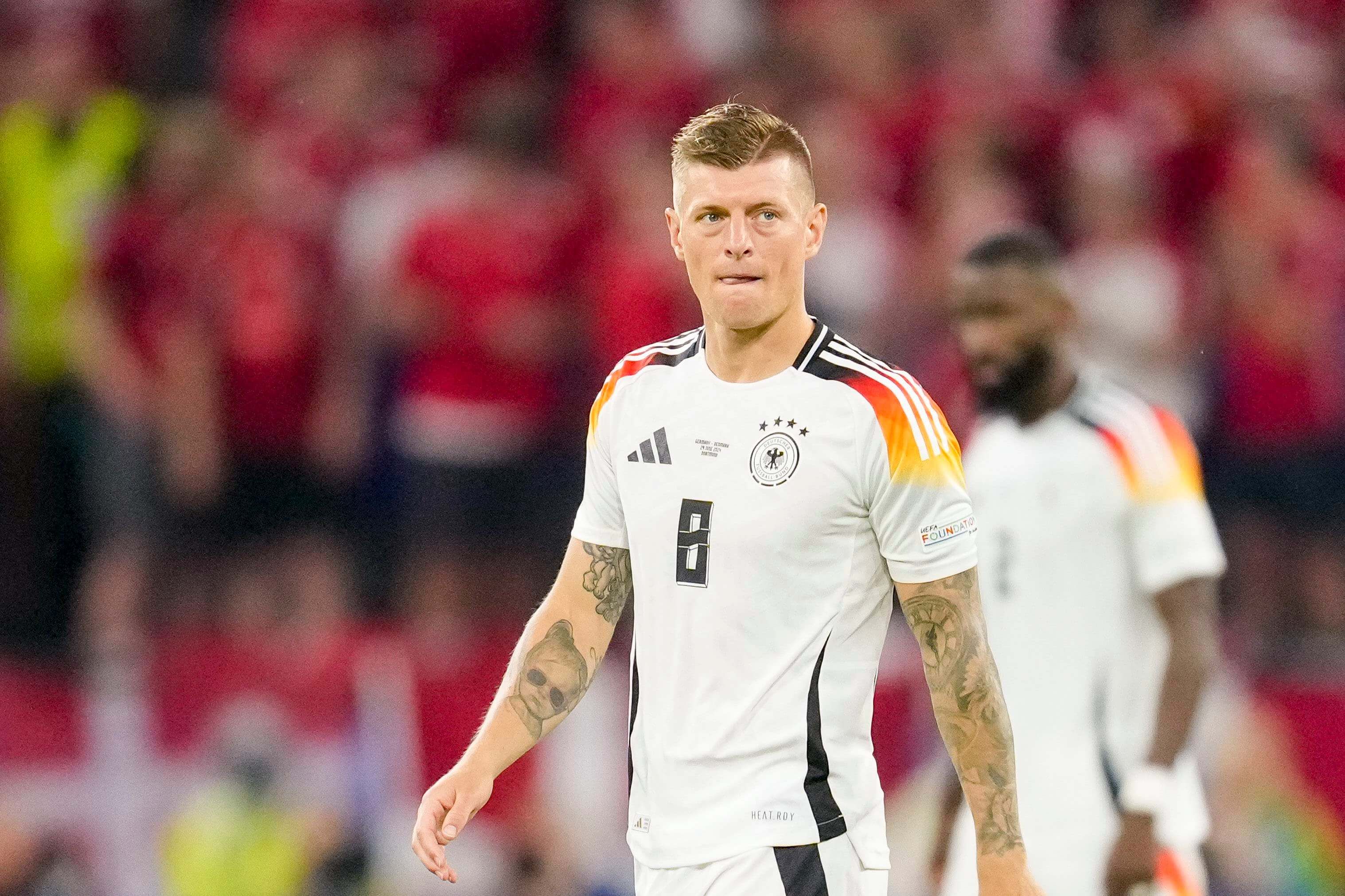  Toni Kroos, en un partido de la selección alemana durante la Eurocopa (FOTO: Cordón Press).