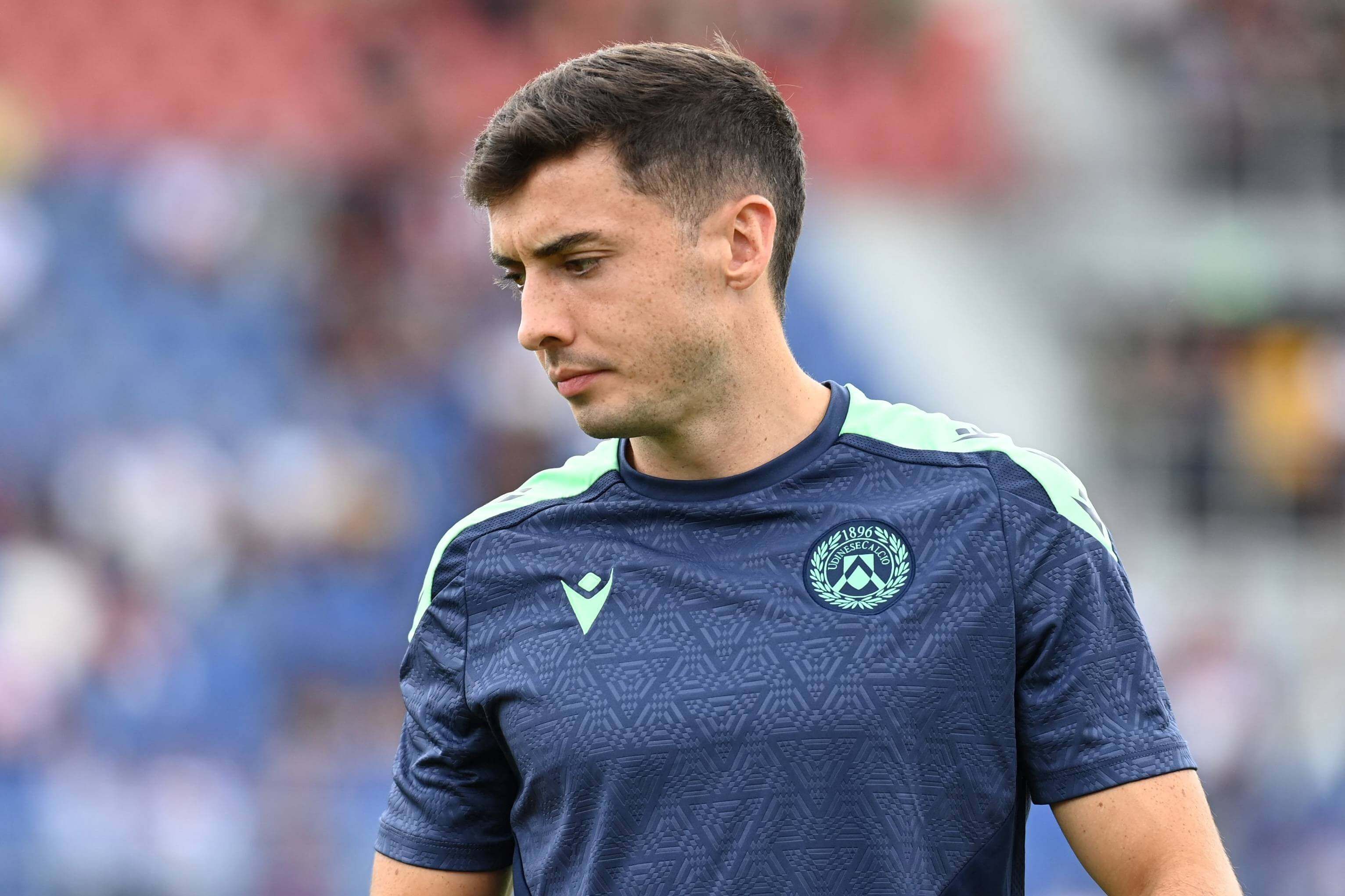  Oier Zarraga con el Udinese.