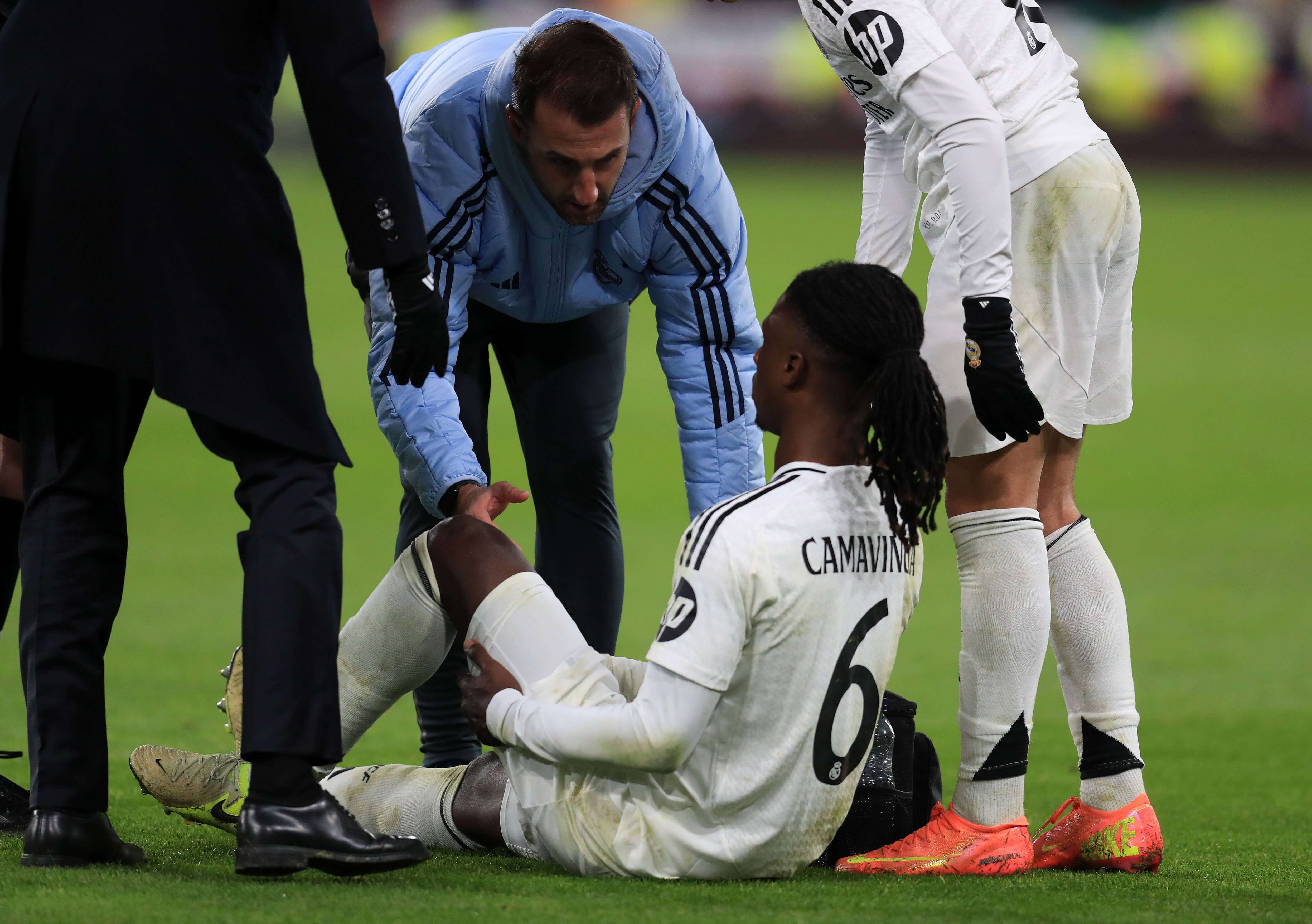  Camavinga, lesionado ante el Liverpool (Cordon Press)