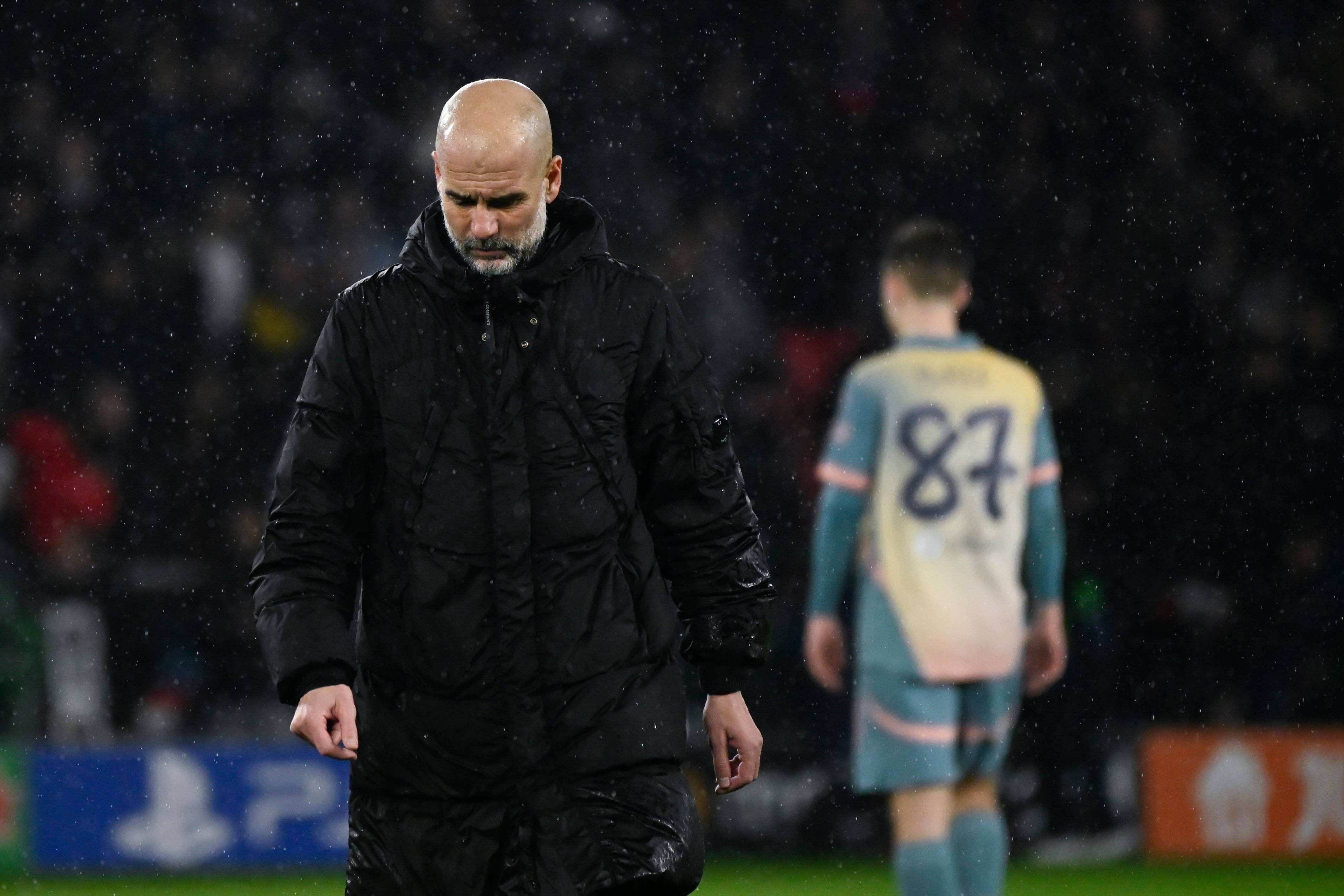  Pep Guardiola, tras perder el City ante el PSG en Champions.