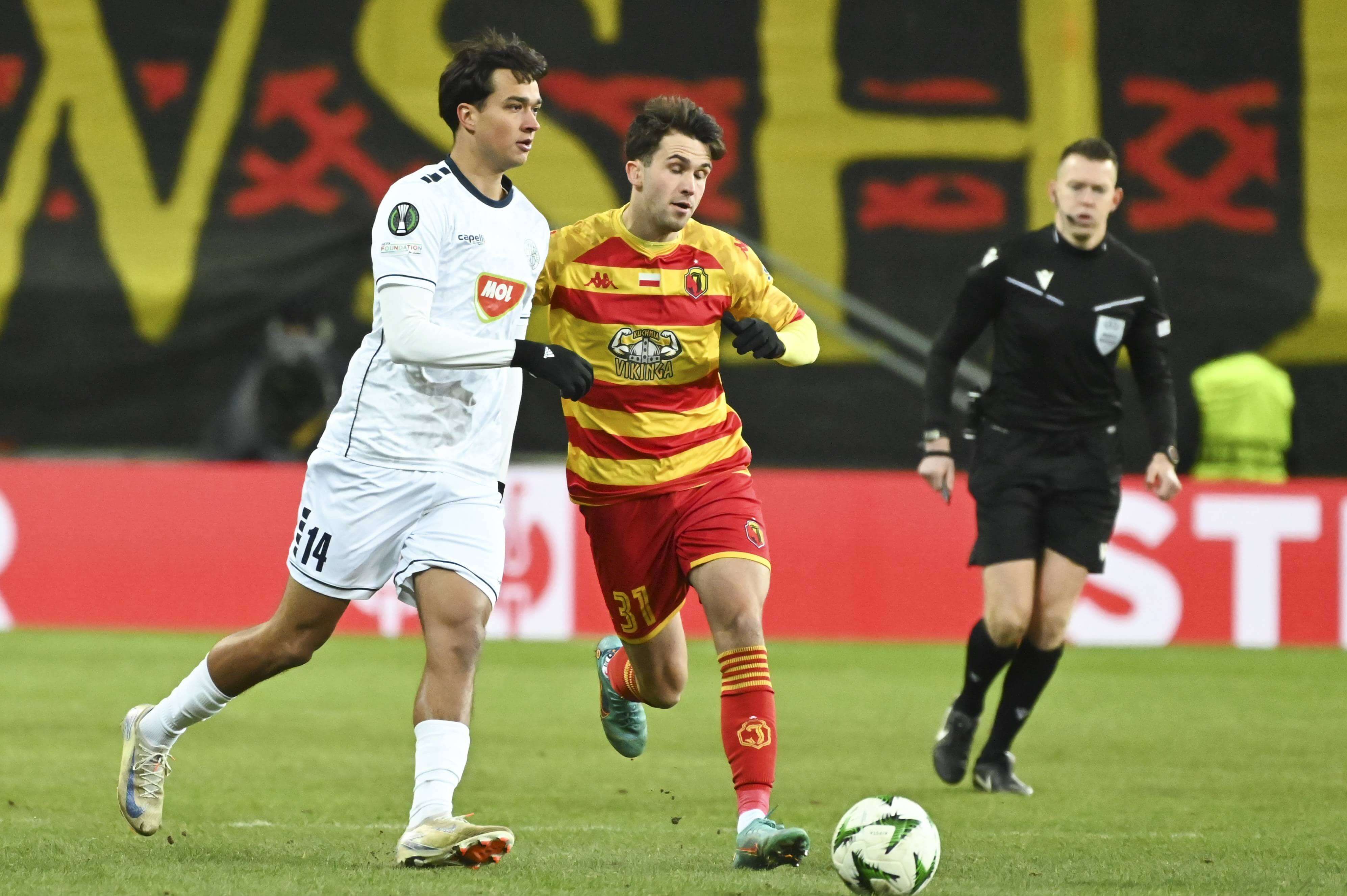 Petar Stanic, ante el Jagiellonia.