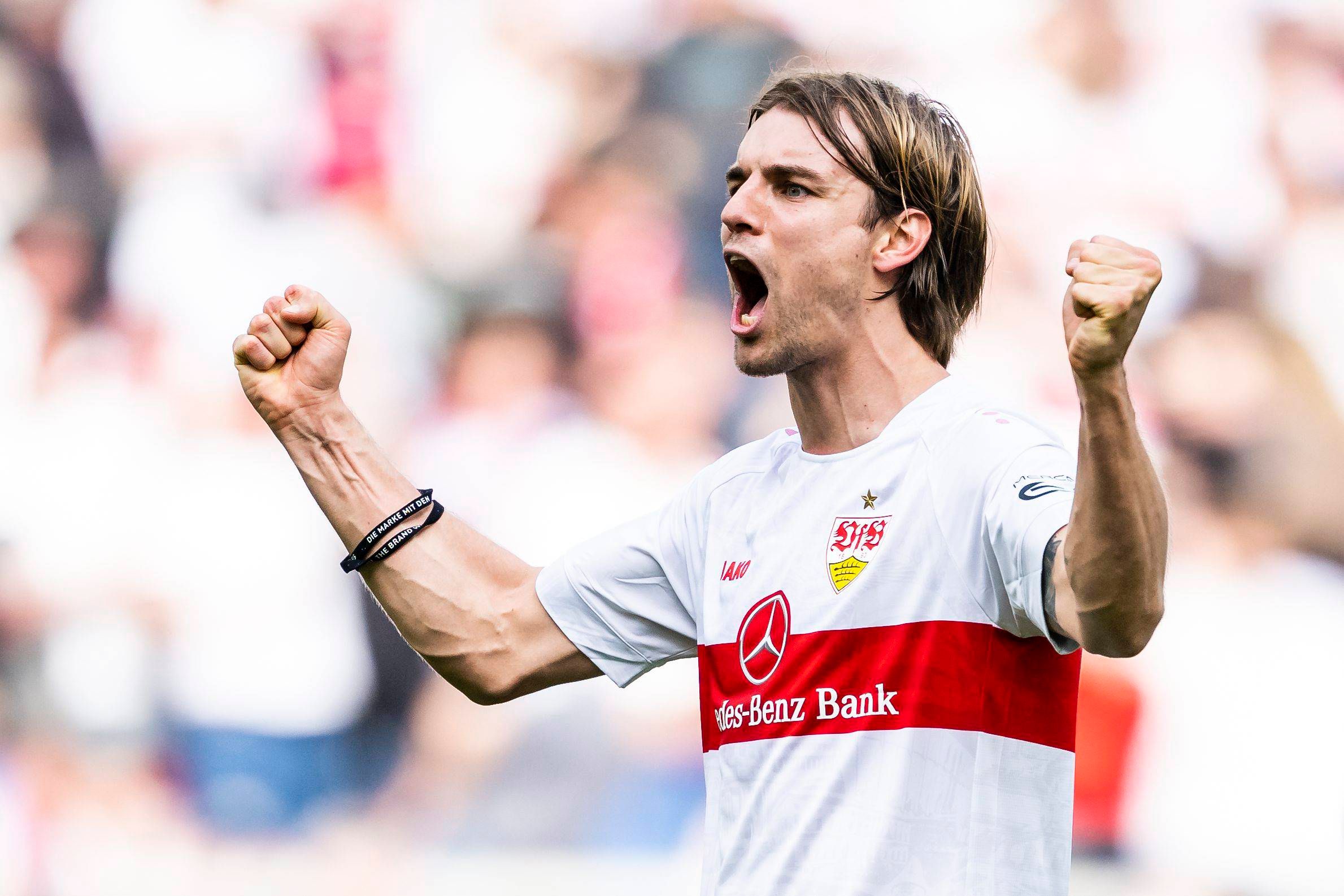 Borna Sosa, con el Sttutgart.