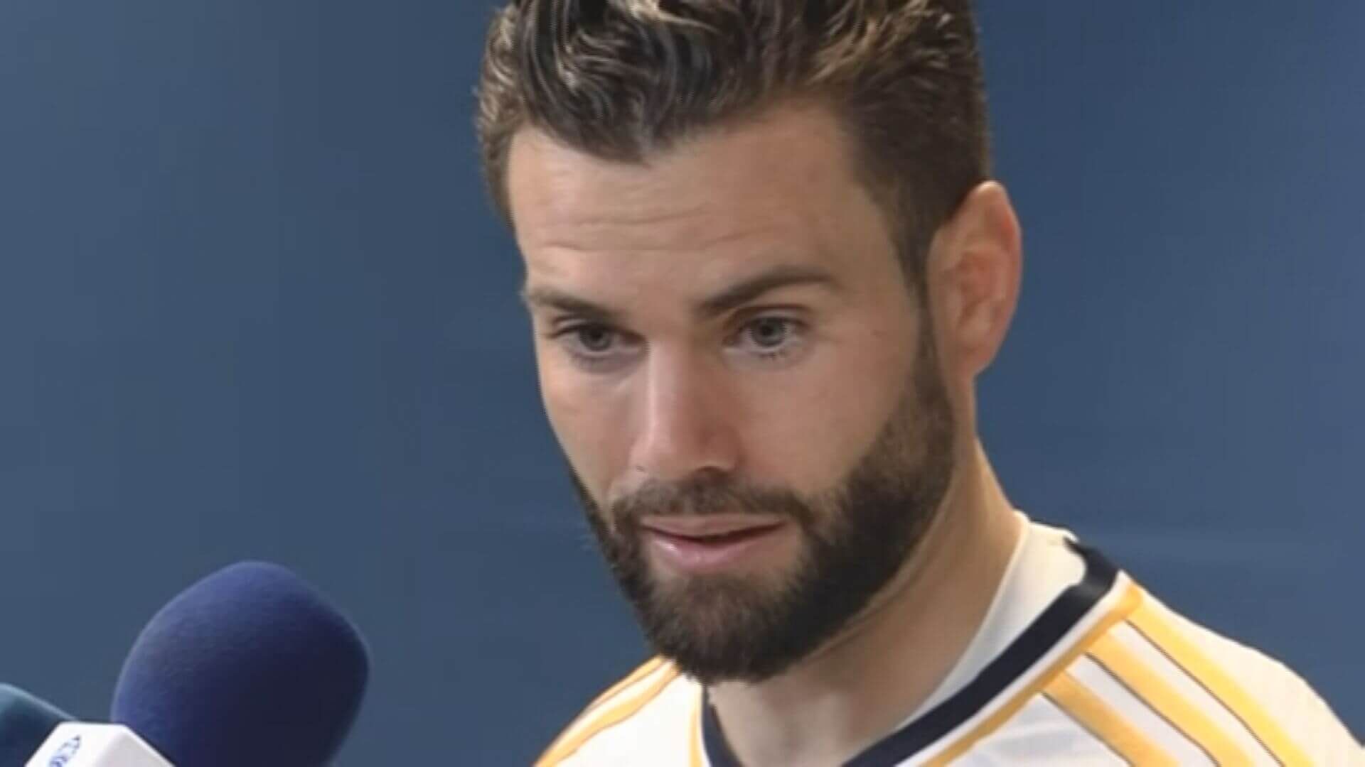  Nacho, ante los medios de comunicación.