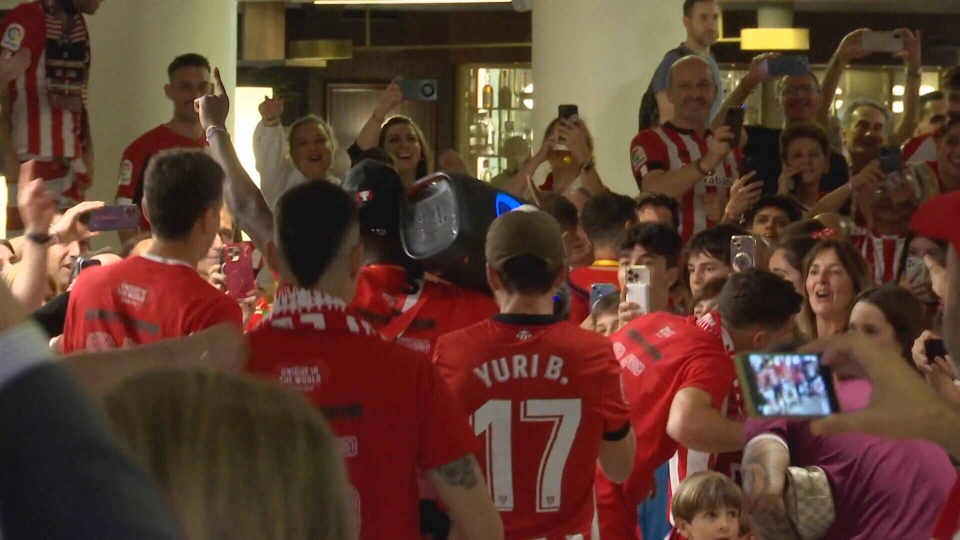  Iñaki Williams, el alma de la celebración del Athletic