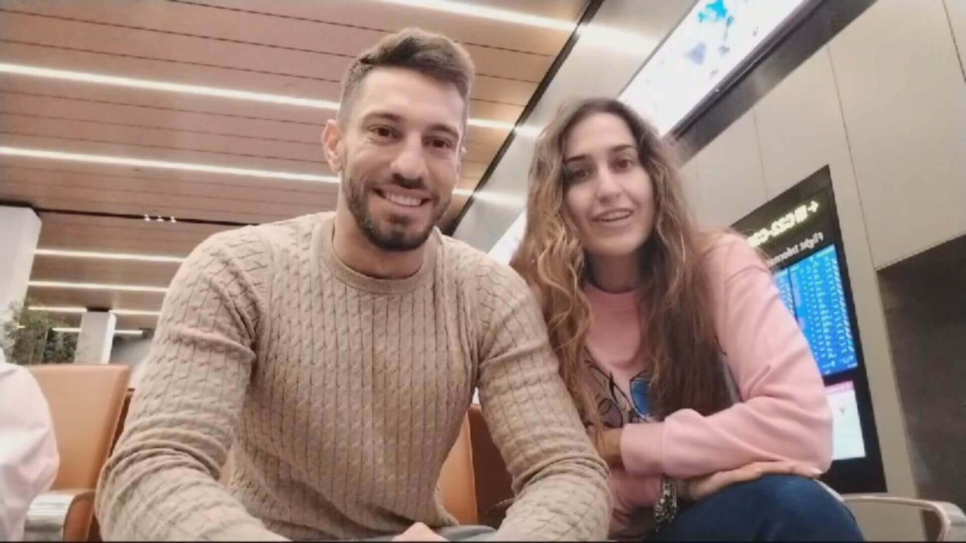  Los novios de Sevilla, invitados al palco de San Mamés para ver el Athletic.