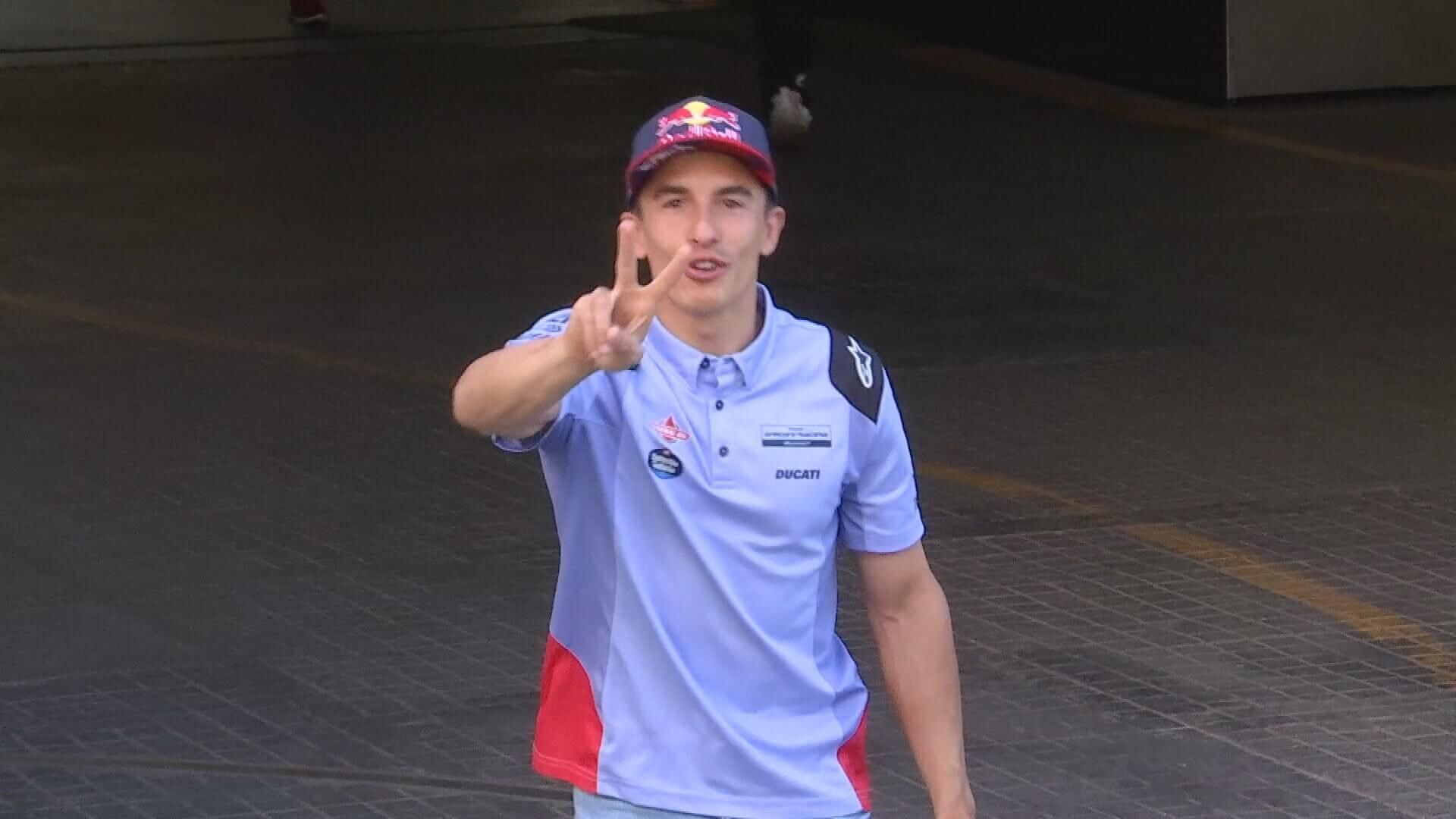  El 'lapsus' de Marc Márquez con el resultado del derbi