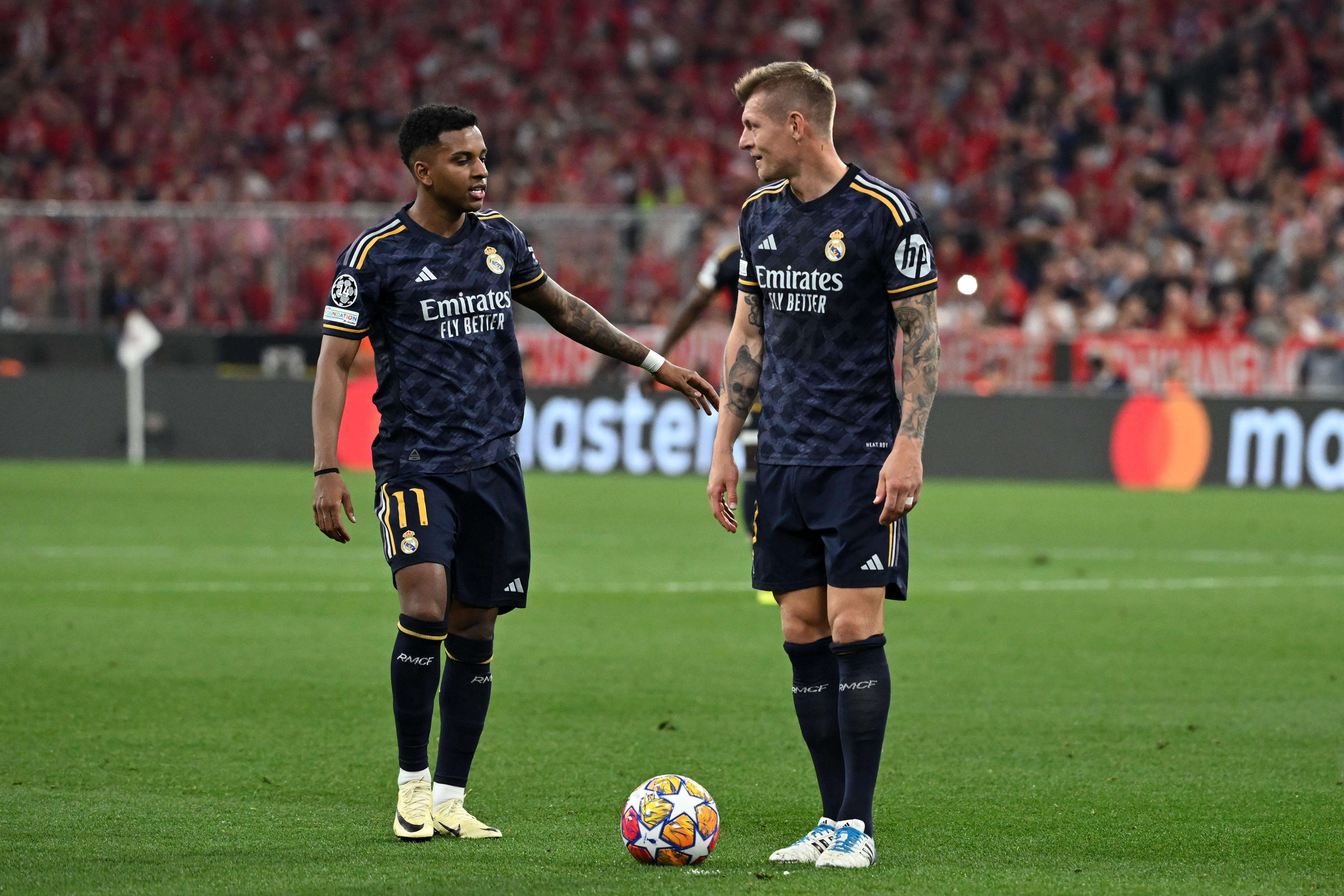 Toni Kroos y Rodrygo en el Bayern vs Real Madrid (Cordon Press)