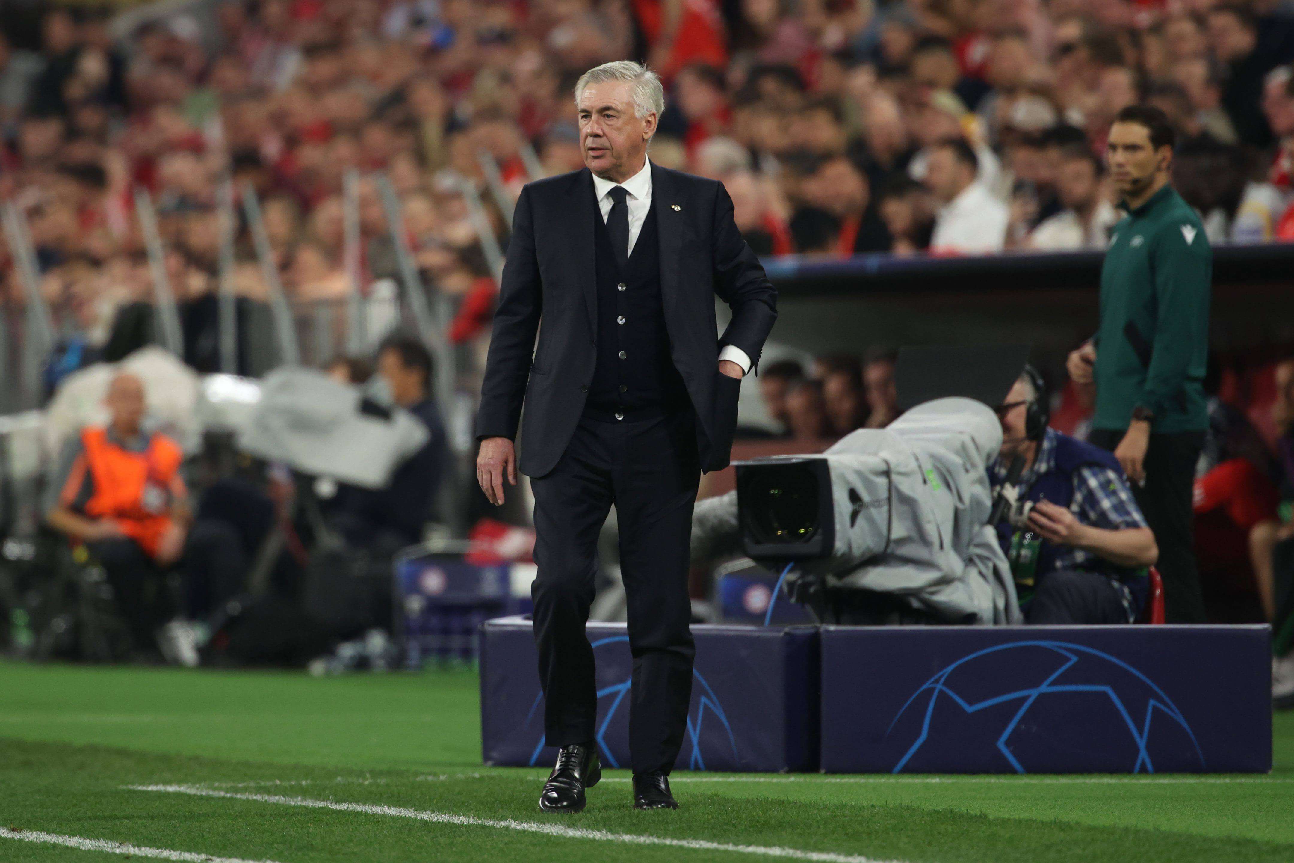  Carlo Ancelotti, durante el Bayern-Real Madrid.