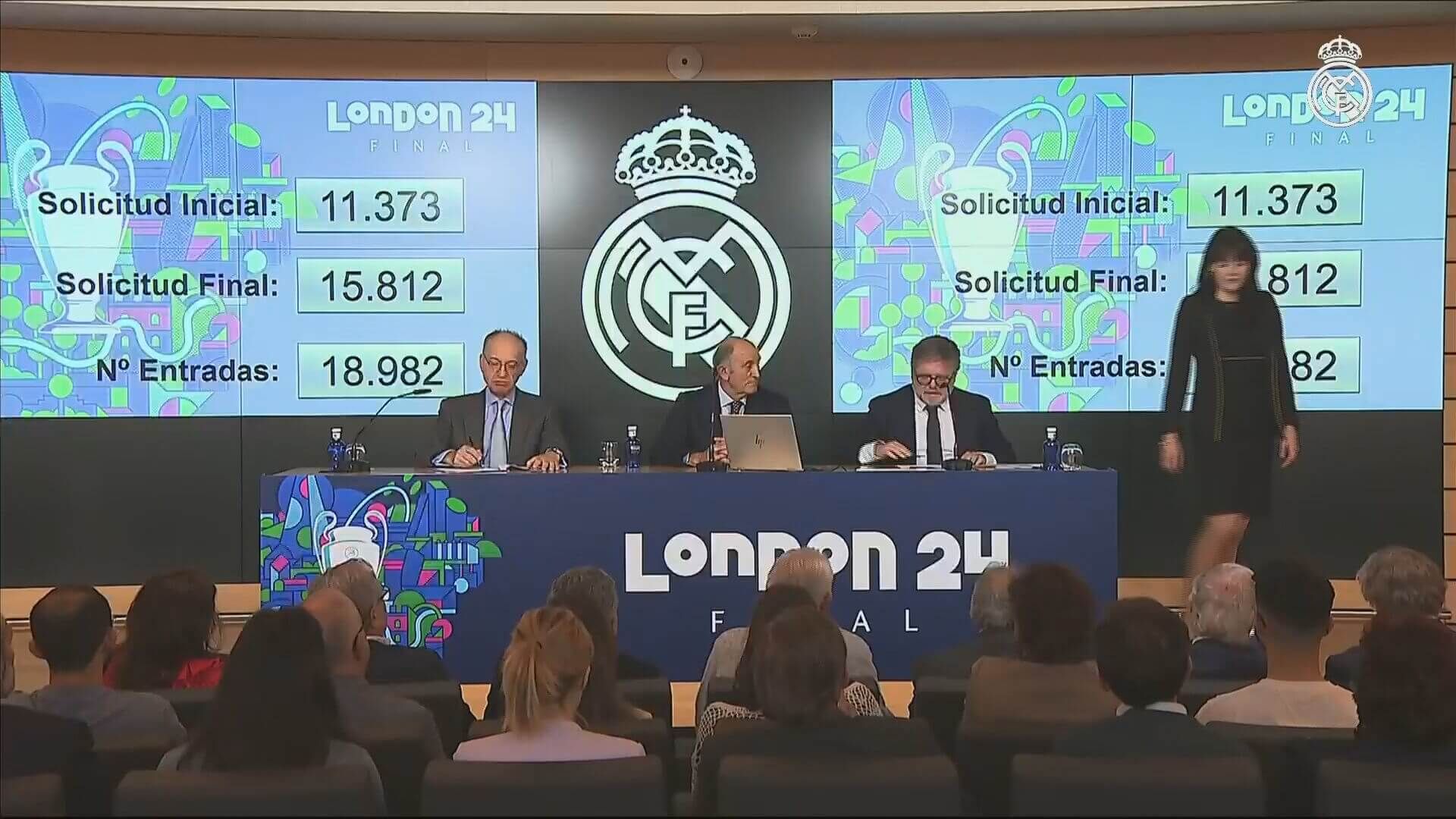  El Real Madrid hizo oficial la horquilla de solicitudes que podrán optar a la entrada de la final d