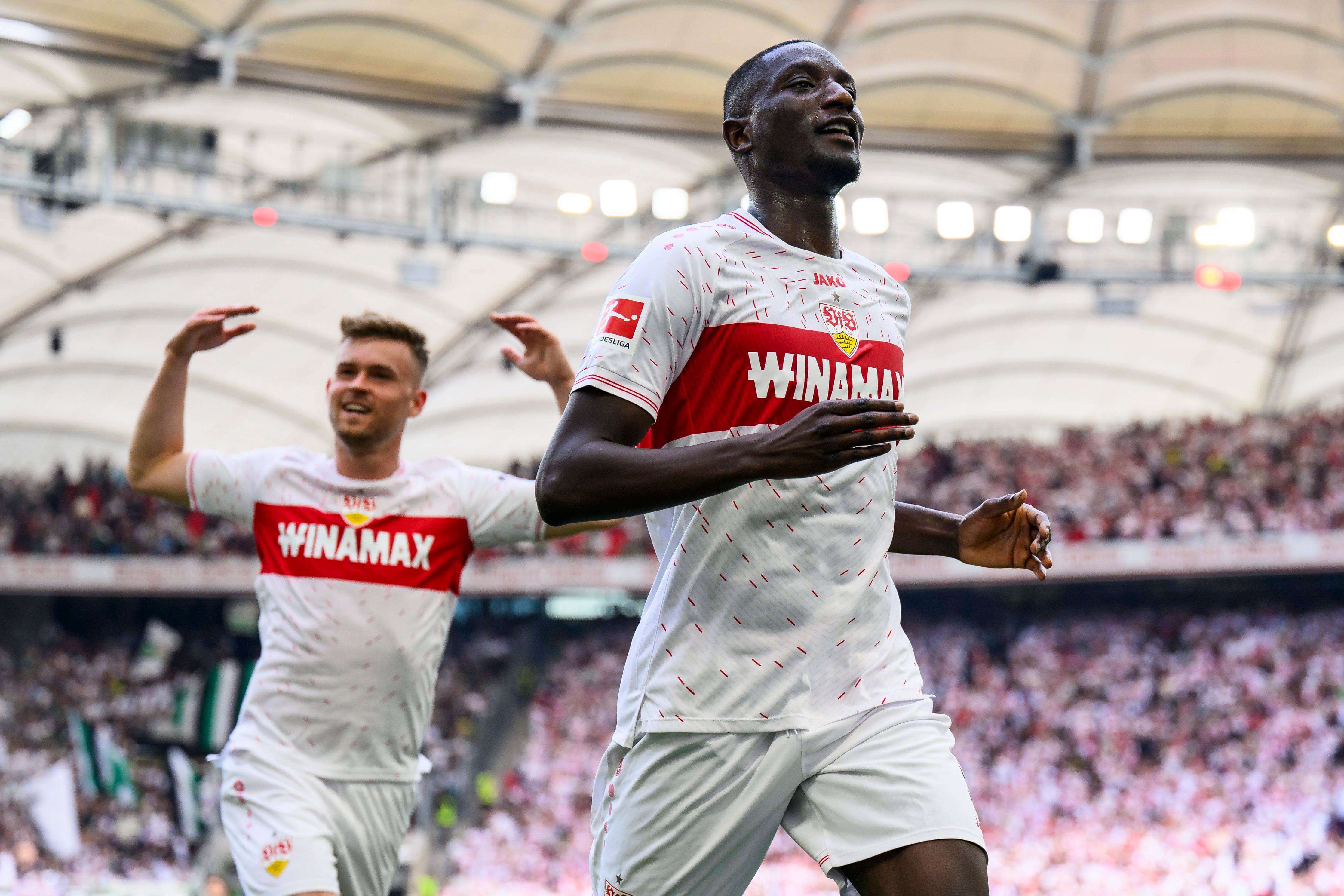  Guirassy, en un partido del Stuttgart (FOTO: Cordón Press).