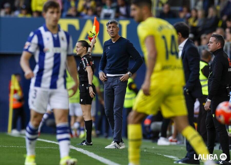 Imanol Alguacil, en el Villarreal-Real Sociedad (FOTO: LALIGA).