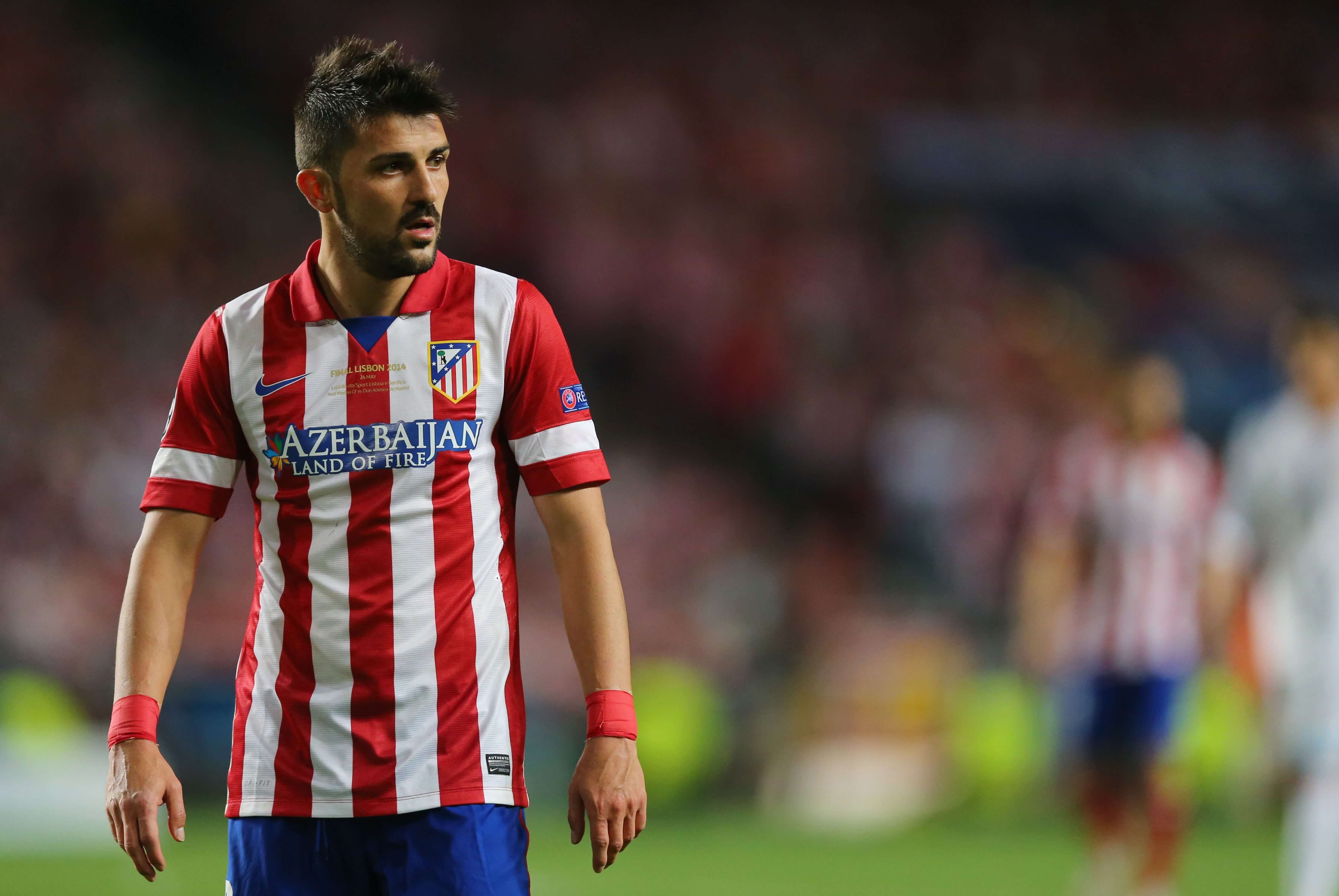  David Villa en el Atlético de Madrid