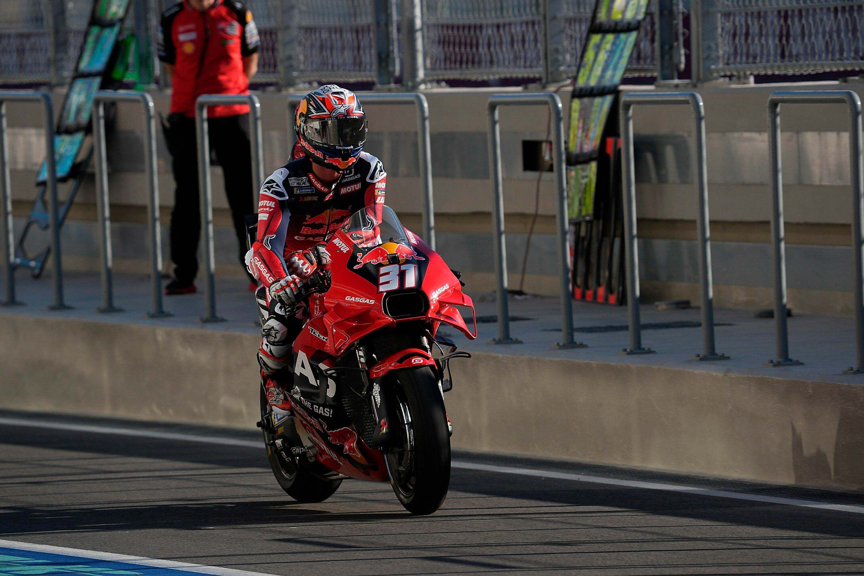  Pedro Acosta, en el GP de Qatar.