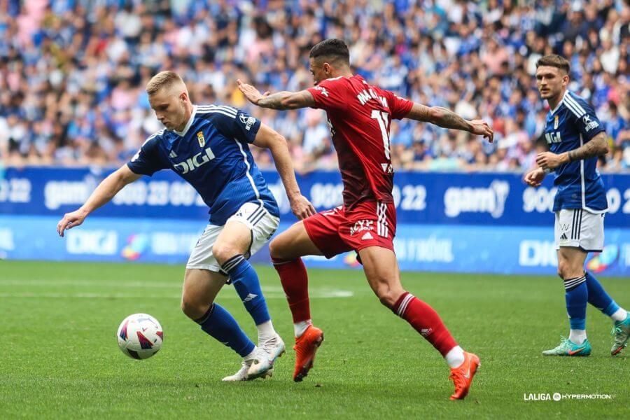 Alemao, en el duelo frente al Real Zaragoza.