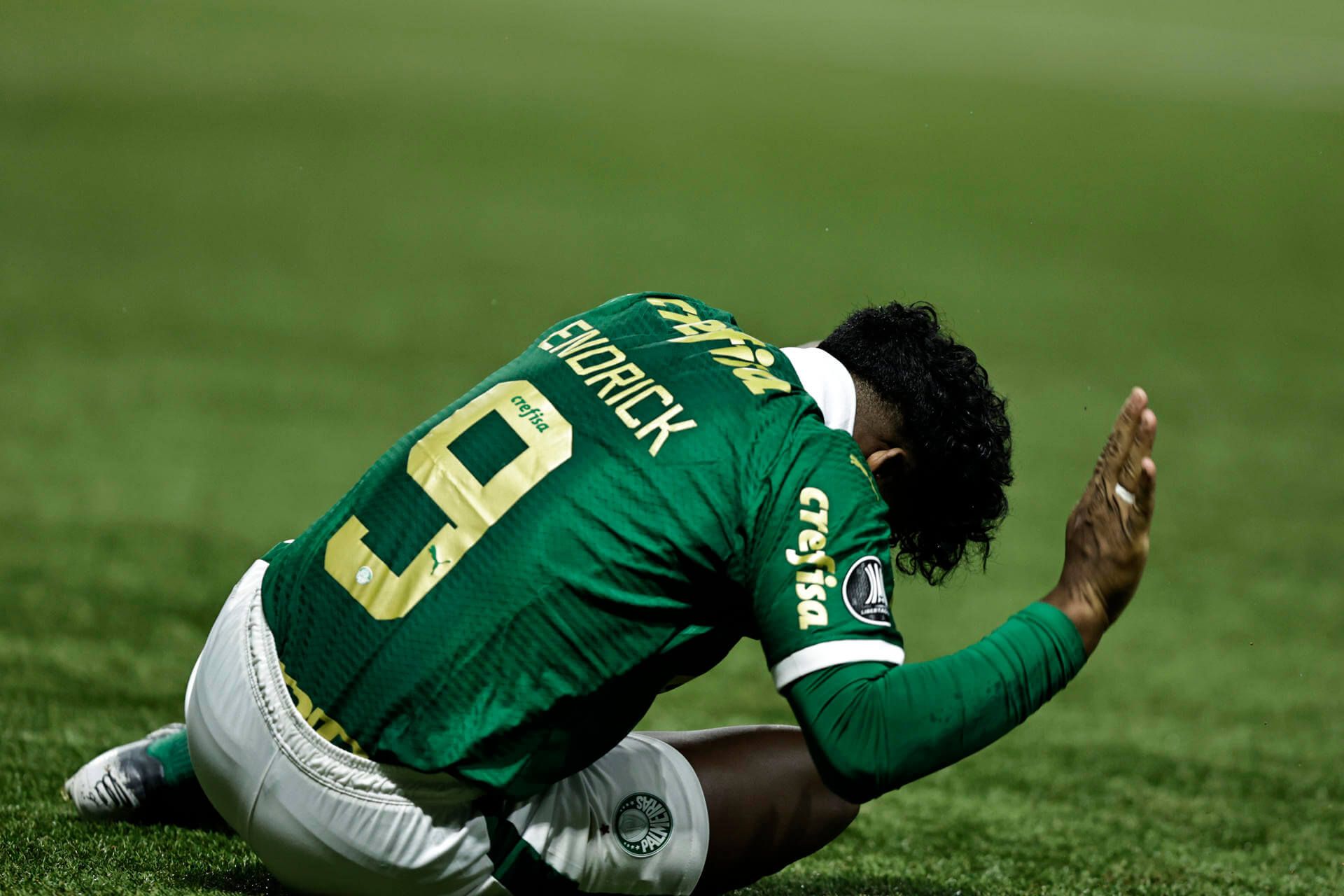  Endrick en el momento de su lesión (EFE)